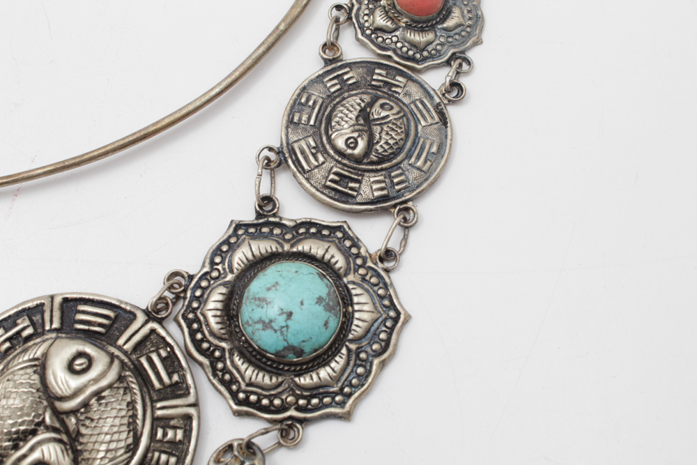 Chinese Costume Jewelry Necklace