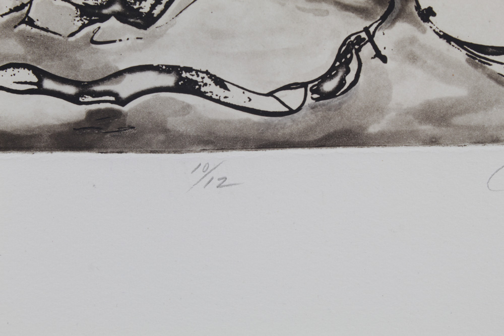 Donald Roberts Lithograph "Island Sky Garden - The Reach"