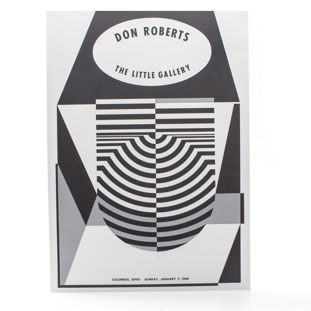 Donald Roberts Exhibition Serigraph "The Little Gallery"