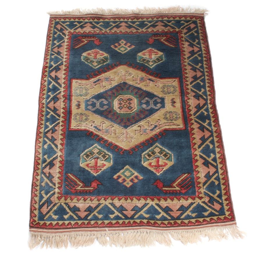 Hand-Knotted Caucasian Shiravan Rug