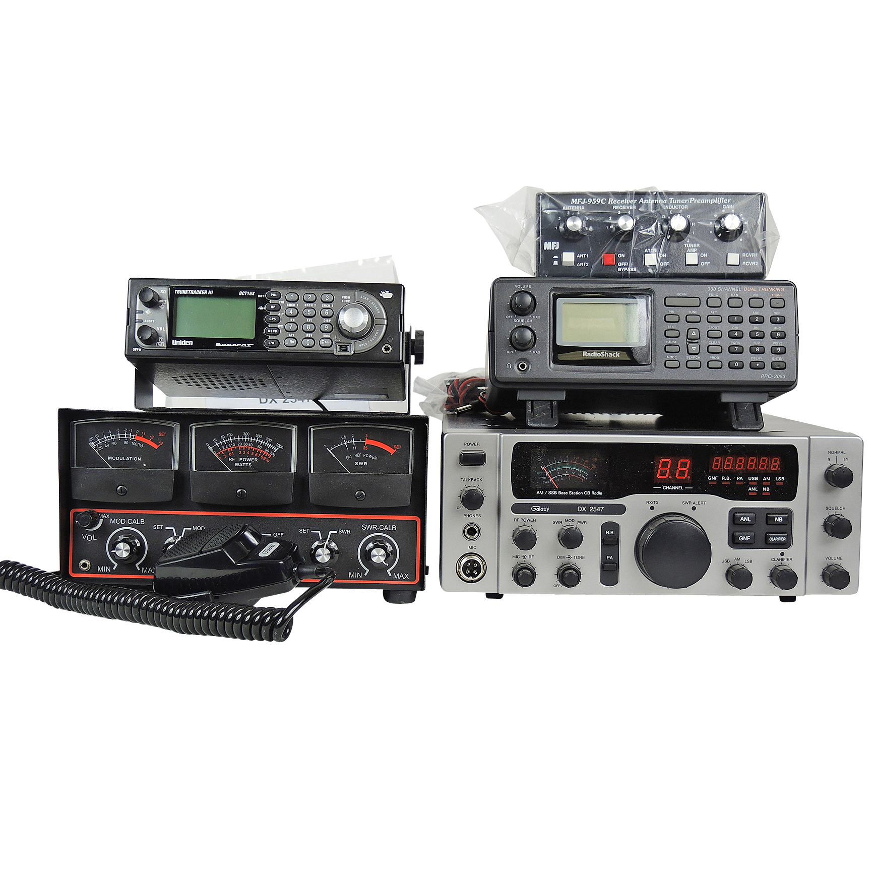 CB Radio Equipment Including Uniden, Galaxy and More
