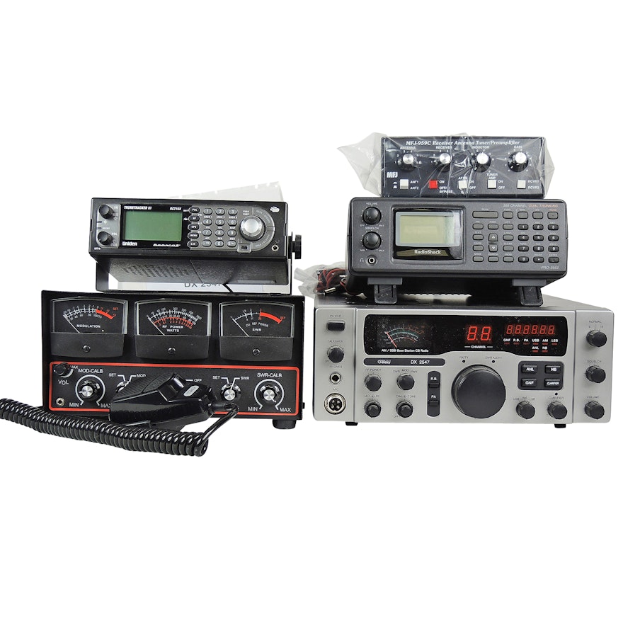 CB Radio Equipment Including Uniden, Galaxy and More