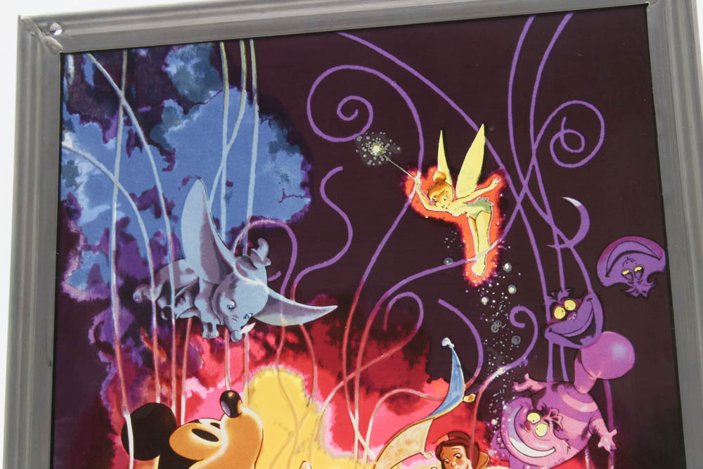 Disney "75 Years of Love & Laughter" Limited Edition Glass Window Hanging