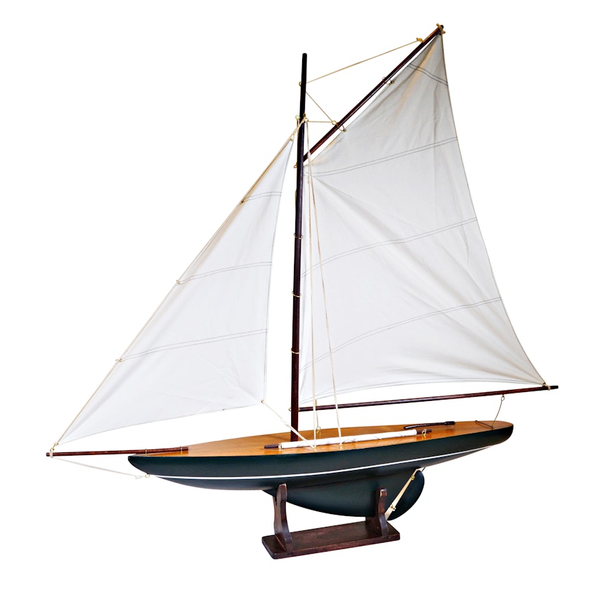 Wood Model Sail Boat