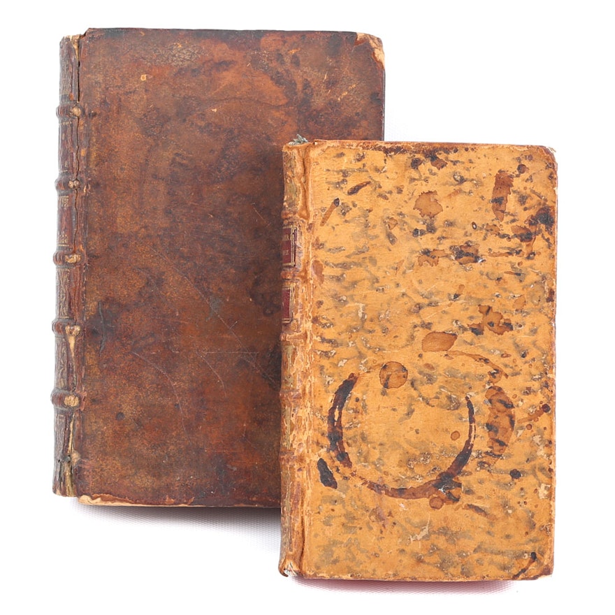 Antique Leatherbound Book Safes