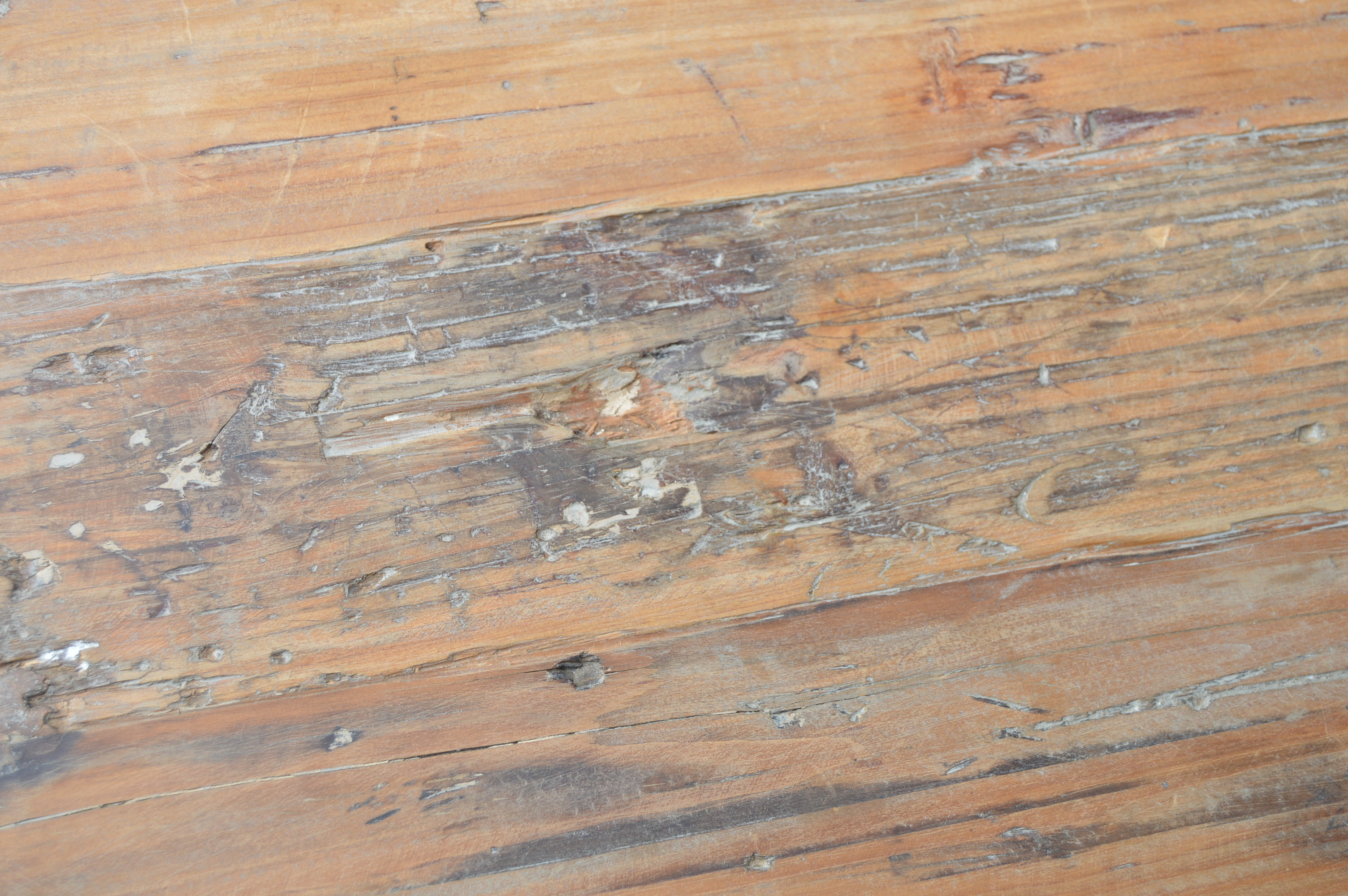 Neoclassic Style Reclaimed Wood Console Table