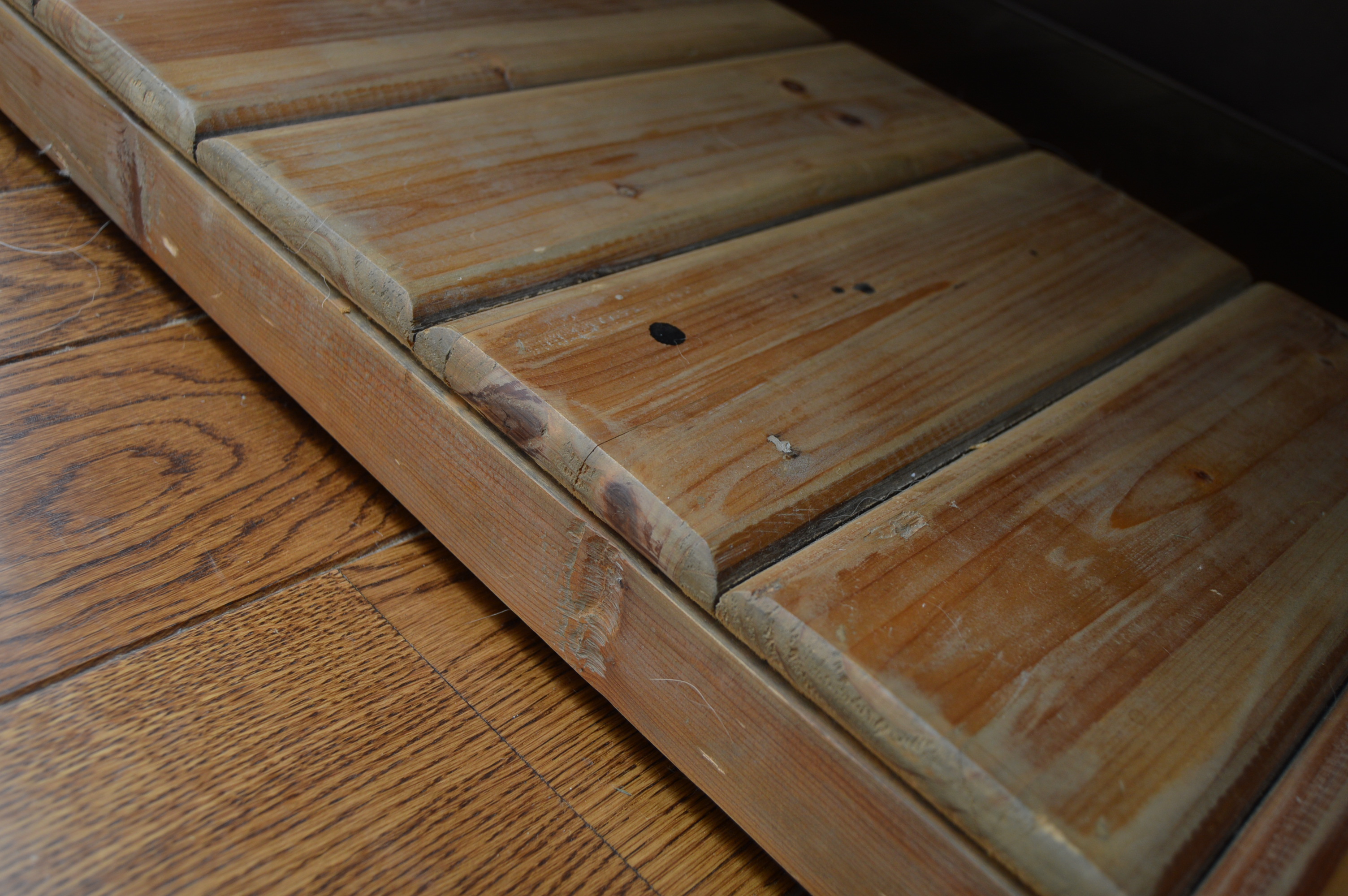 Neoclassic Style Reclaimed Wood Console Table