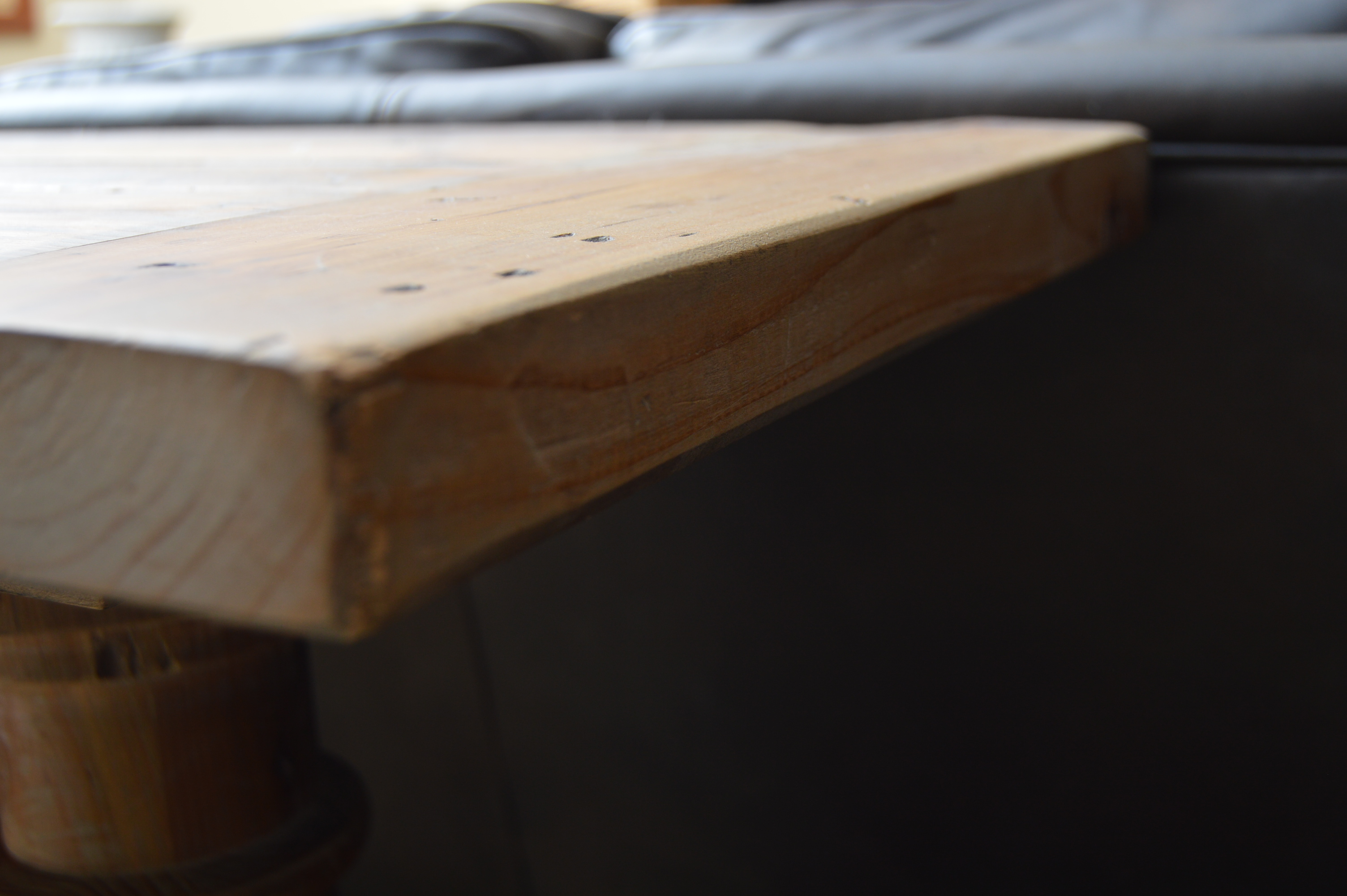 Neoclassic Style Reclaimed Wood Console Table