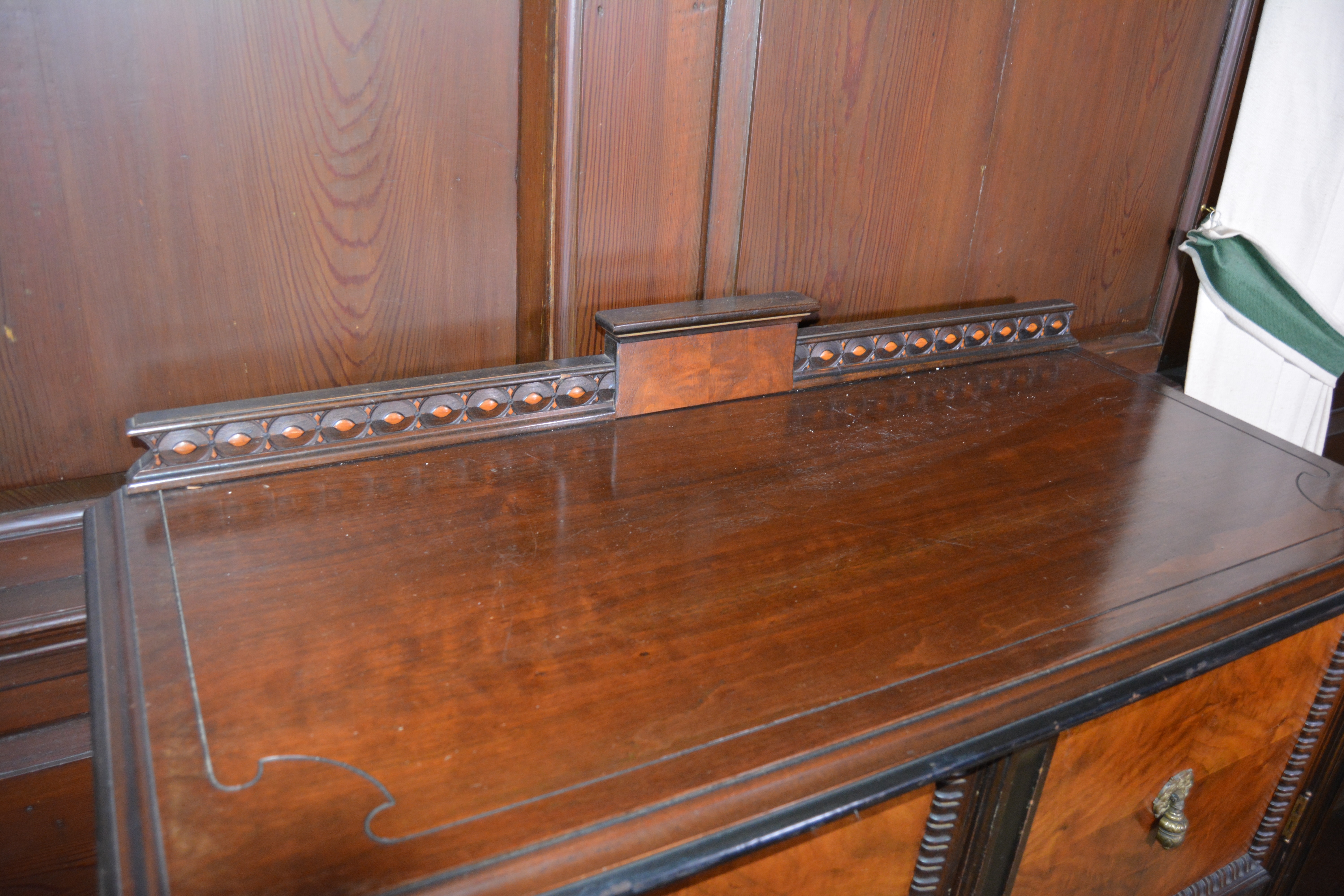 Jacobean Revival Style Walnut Sideboard, Early 20th Century