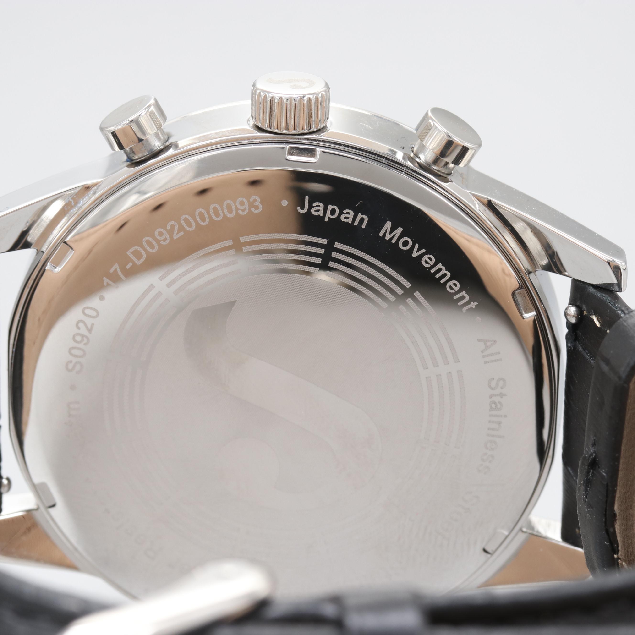 Steinhausen Stainless Steel Quartz Chronograph Watch