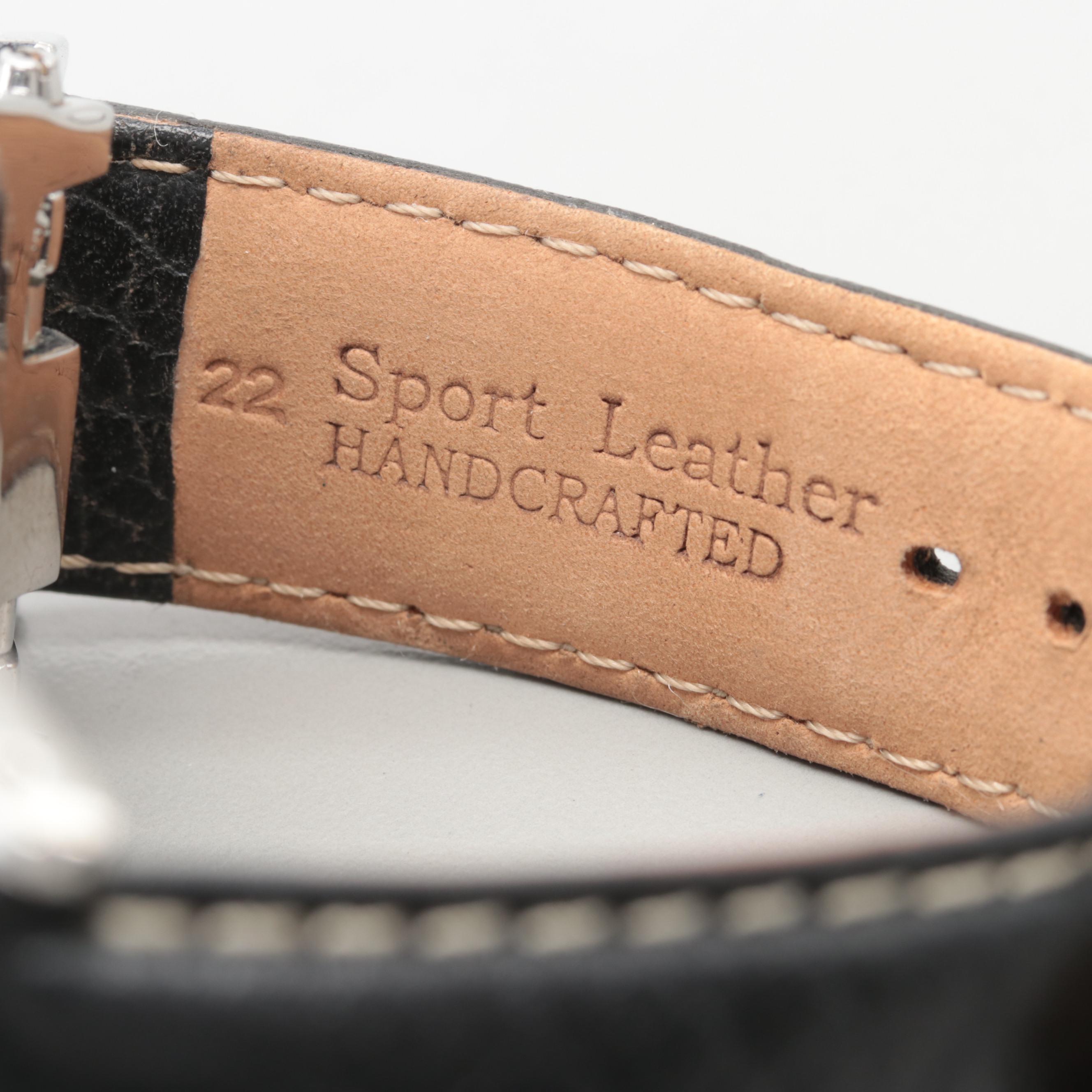 Akribos Model AK815SS Silver Tone Diamond Watch