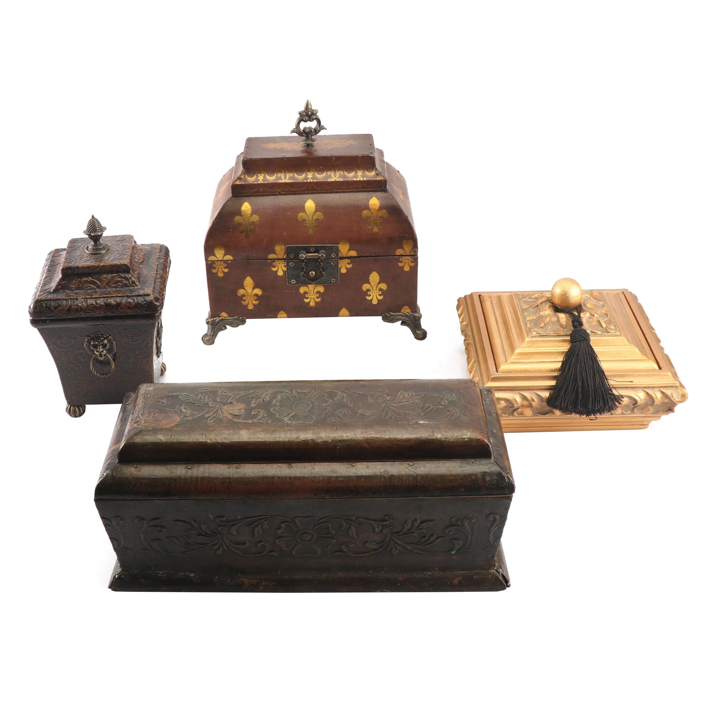 Antique and Contemporary Storage Boxes