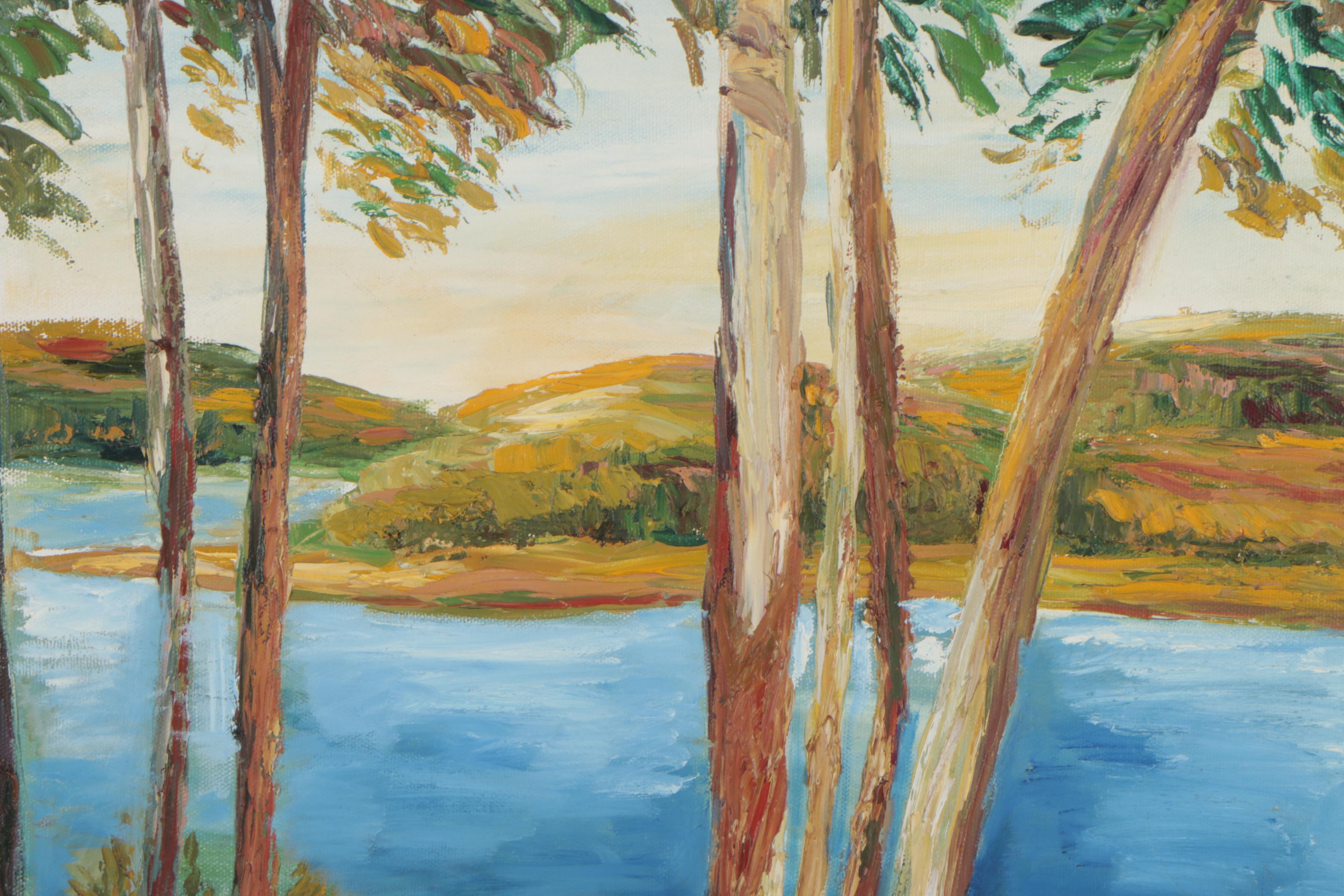 Denitza Manevska Landscape Oil Paintings