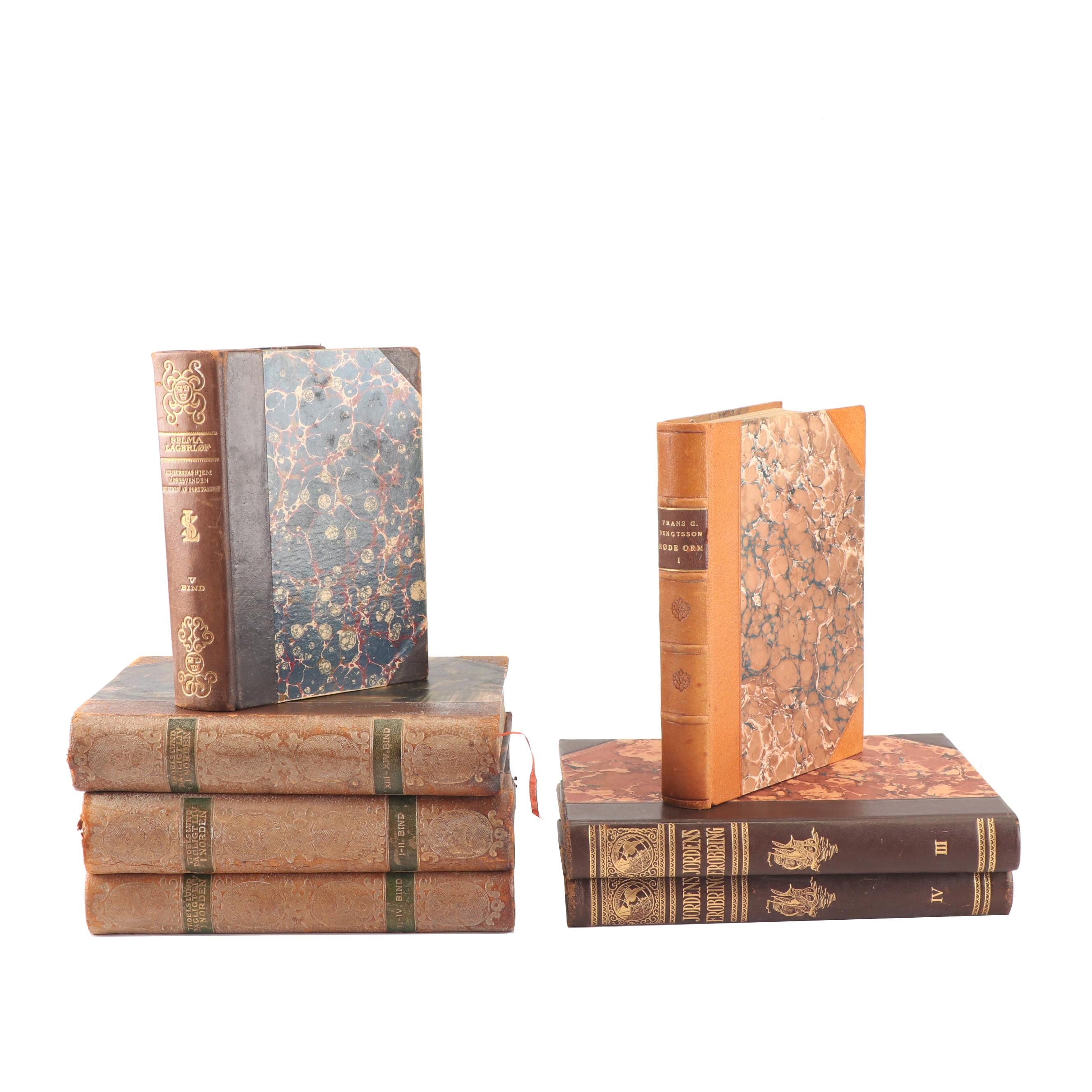 Vintage Danish and Norwegian Books