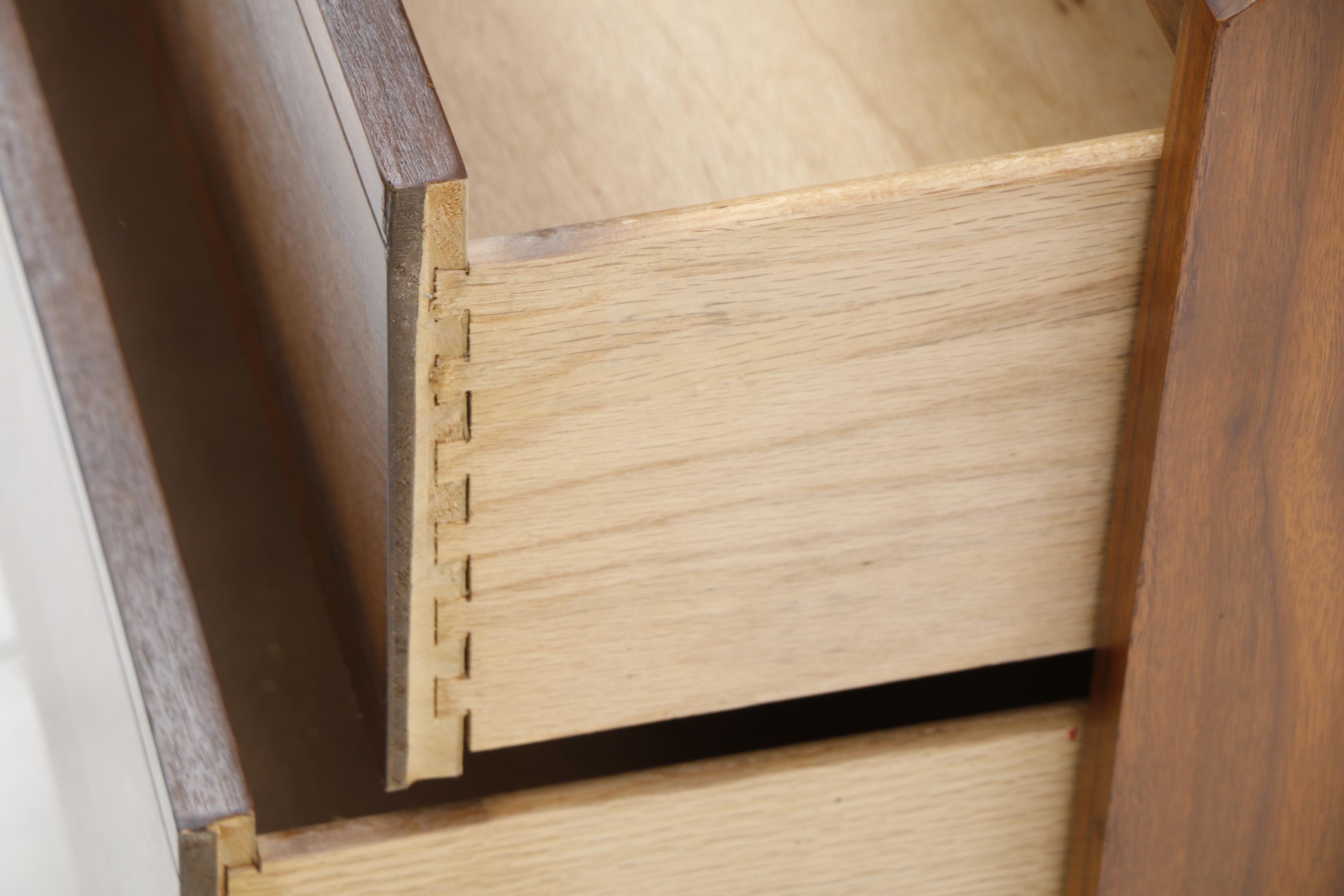 Danish Modern Teak Walnut Unit Cabinet
