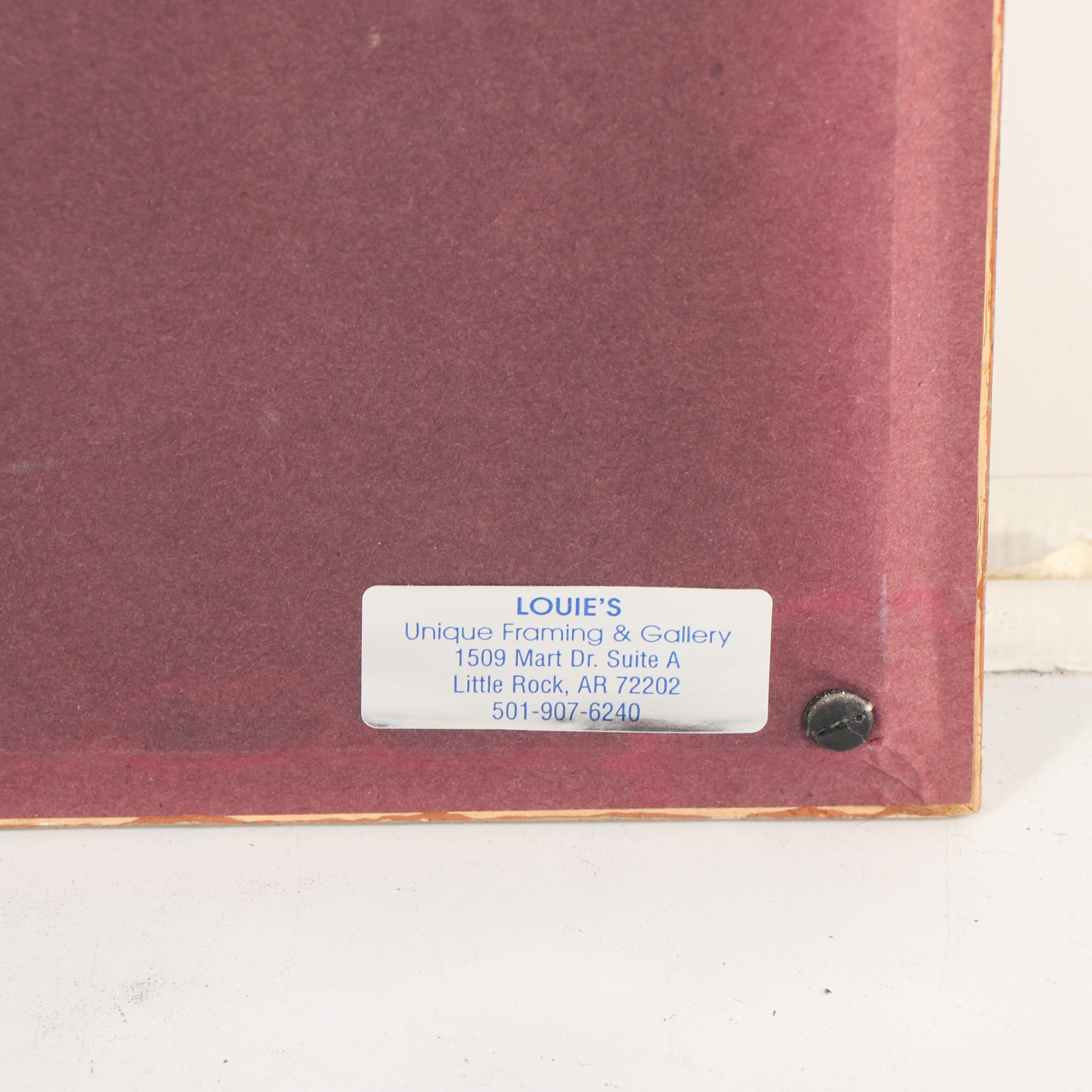 Cast Ceramic Panel with Coat of Arms Motif