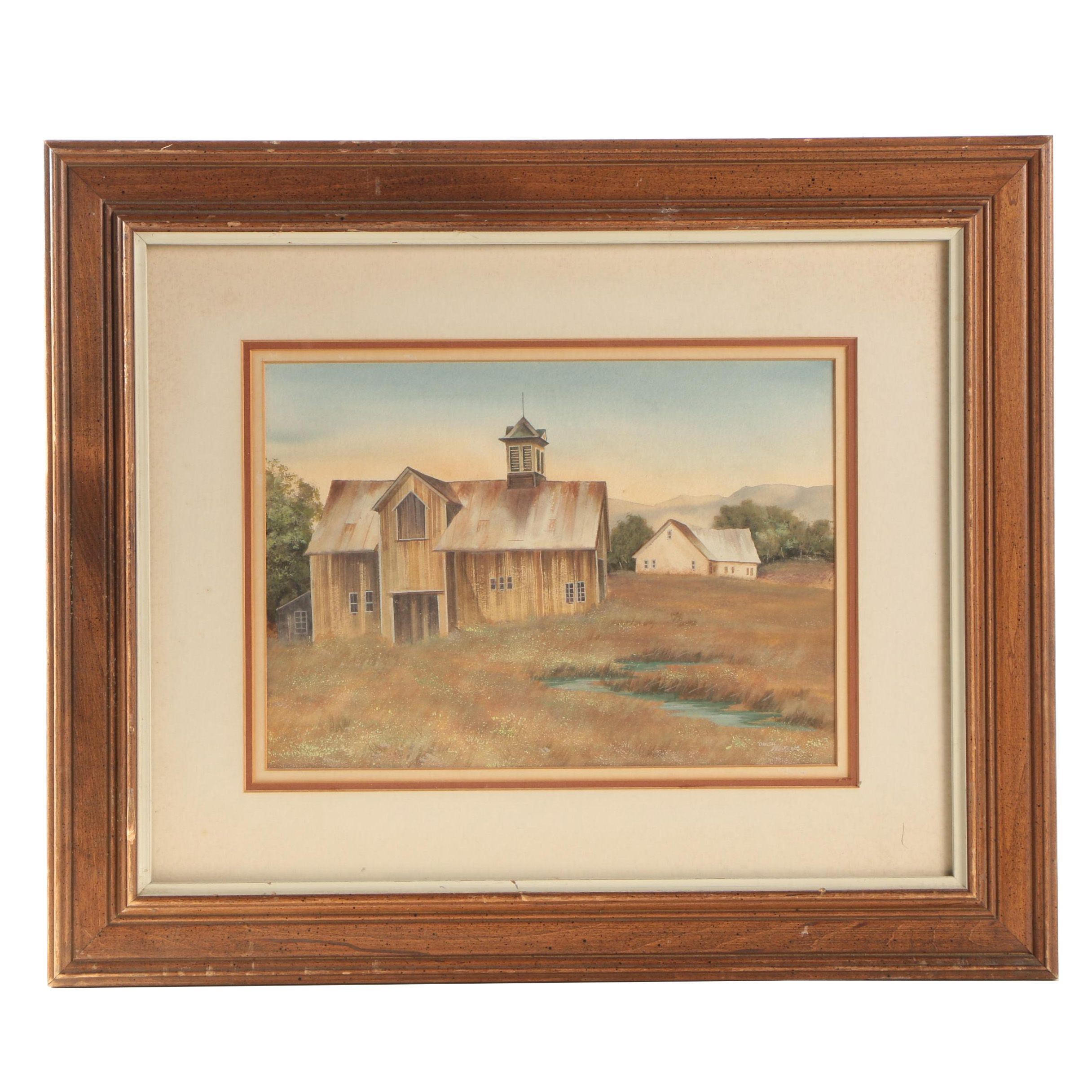 Owen Wexler Watercolor and Gouache Painting