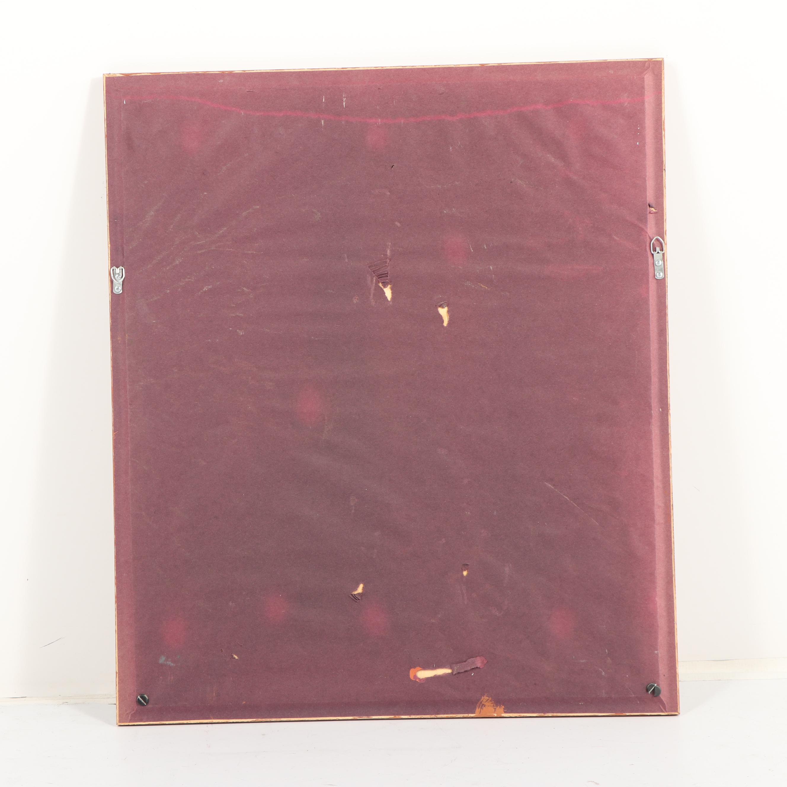 Cast Ceramic Panel with Coat of Arms Motif