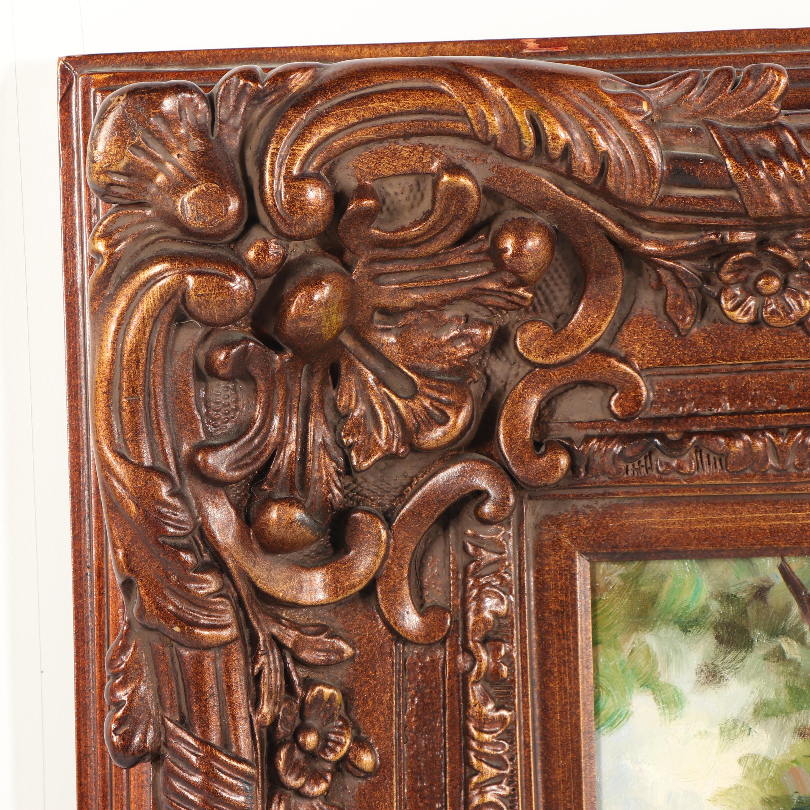 Embellished Giclée of Classical Architecture