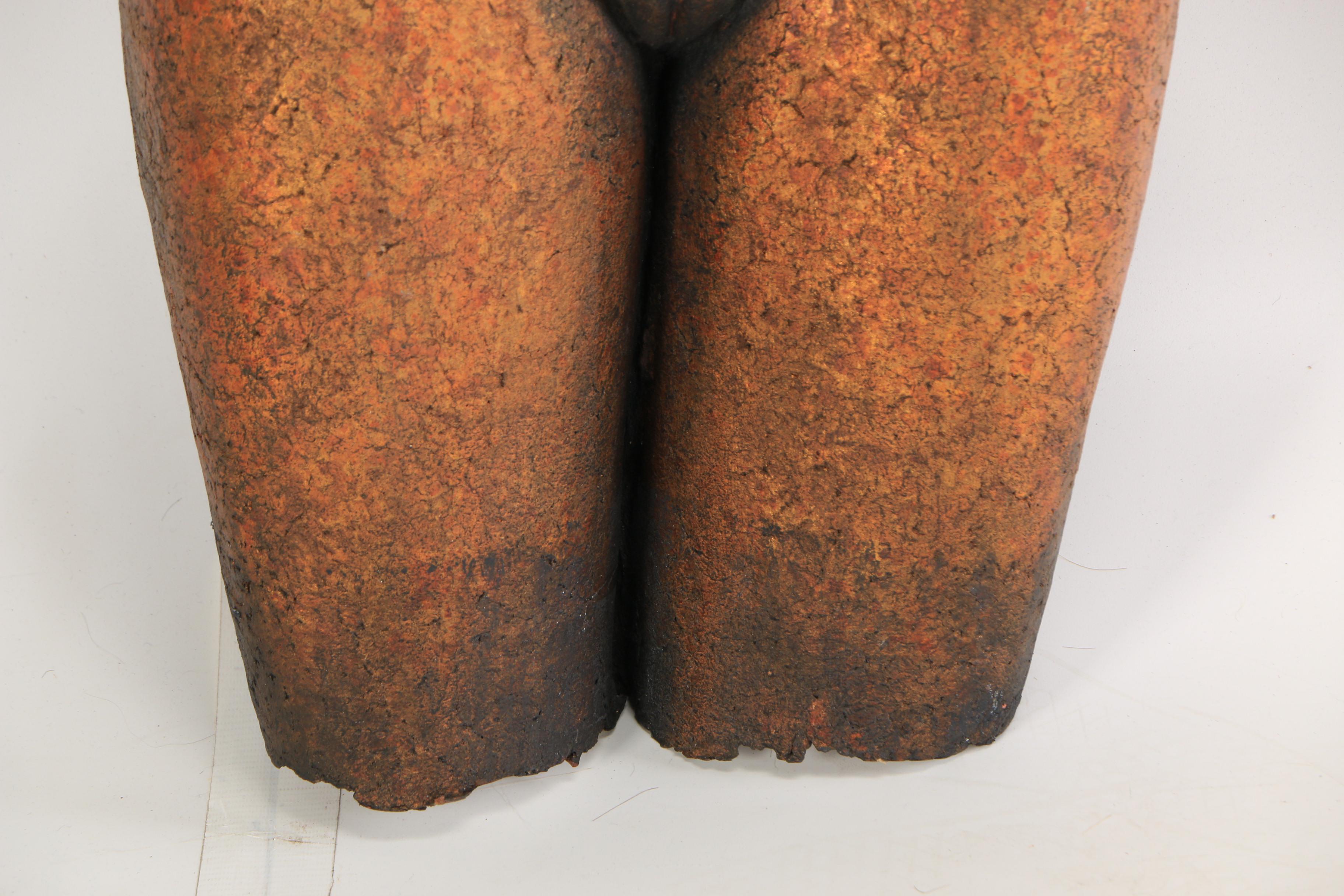 1991 Miles Lowry "Female Torso" Cast Fiberglass Wall Sculpture