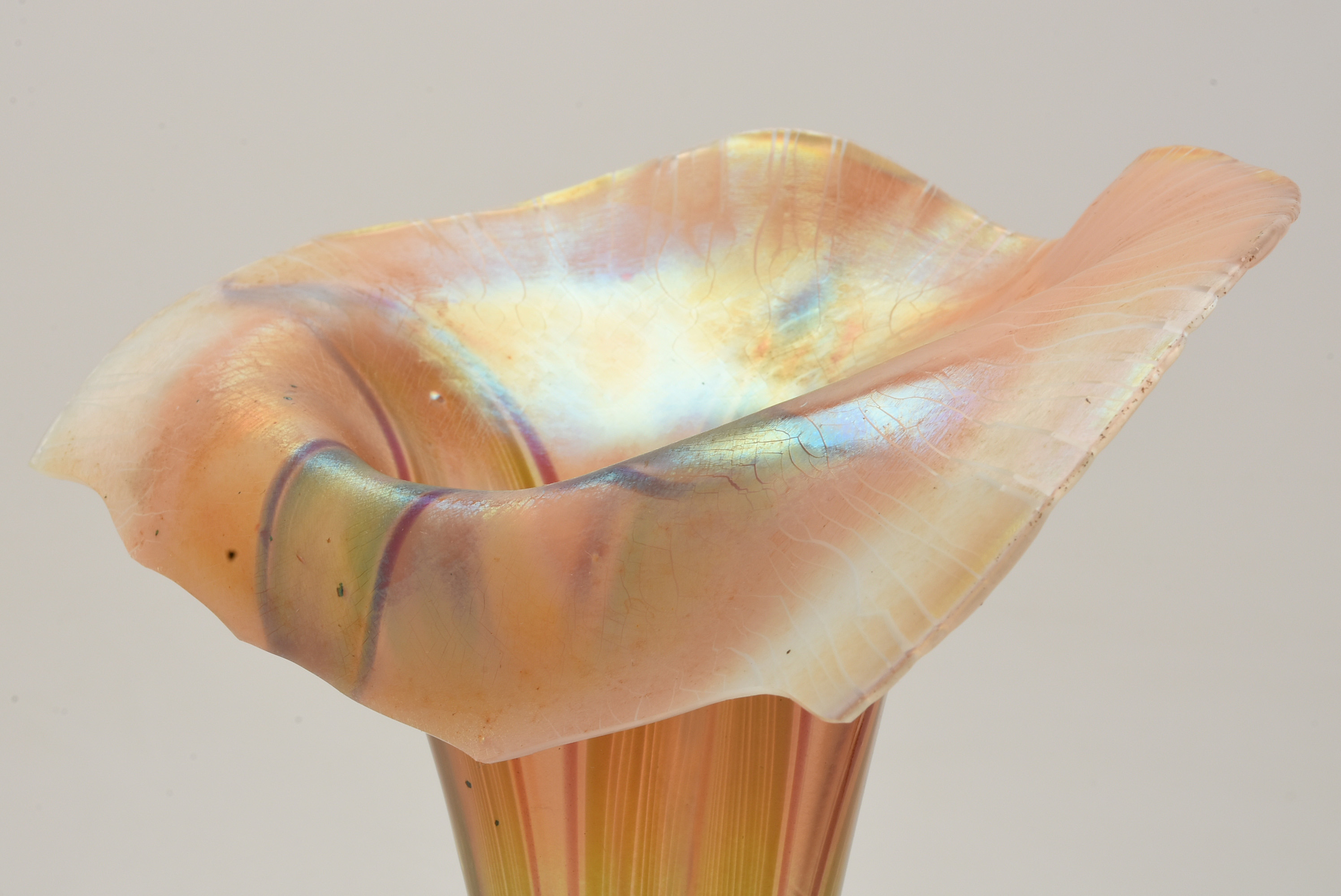 Tiffany Studios Favrile Glass Floriform Vase