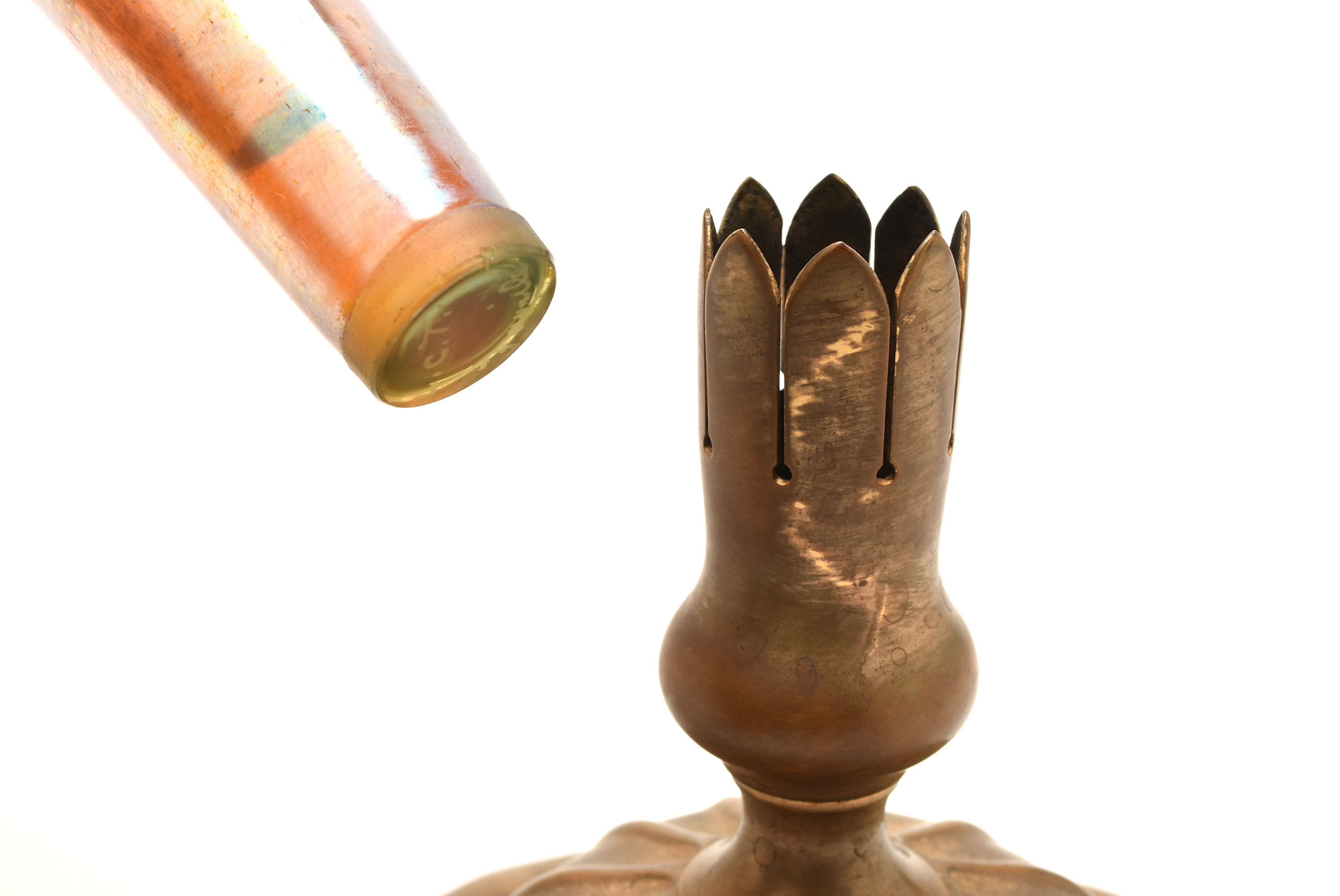 Tiffany Studios Favrile Glass and Gilt-Bronze Vase