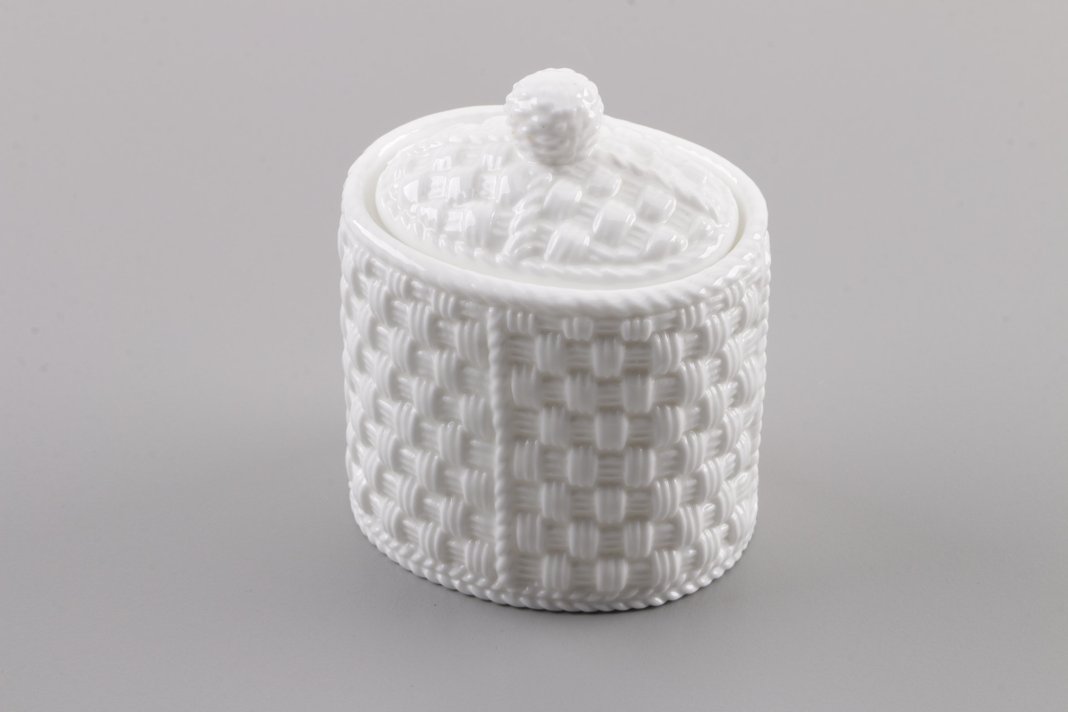 Tiffany & Co. "Tiffany Weave" Ceramic Strawberry Basket