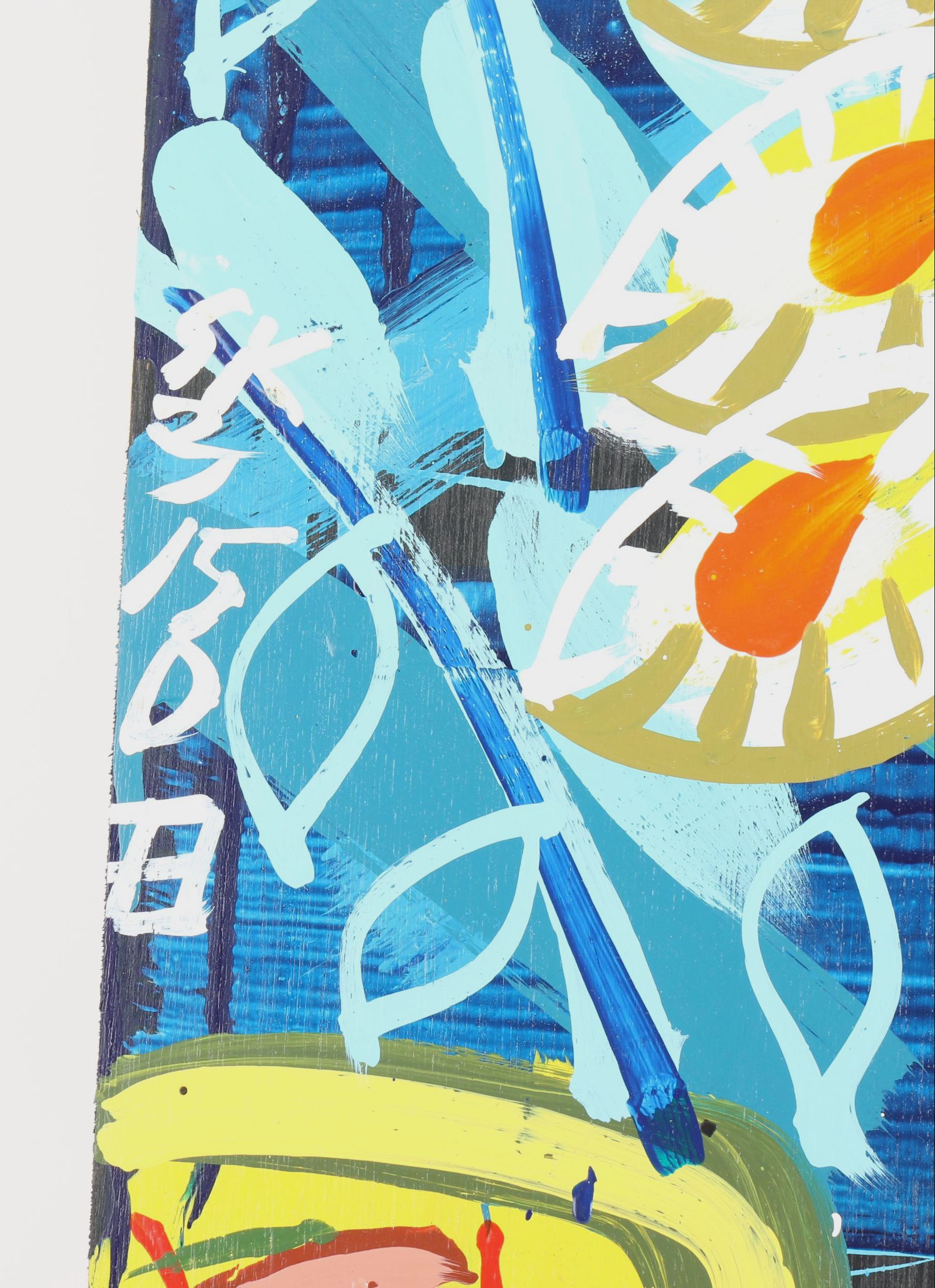 Steve Keene Acrylic Painting on Panel