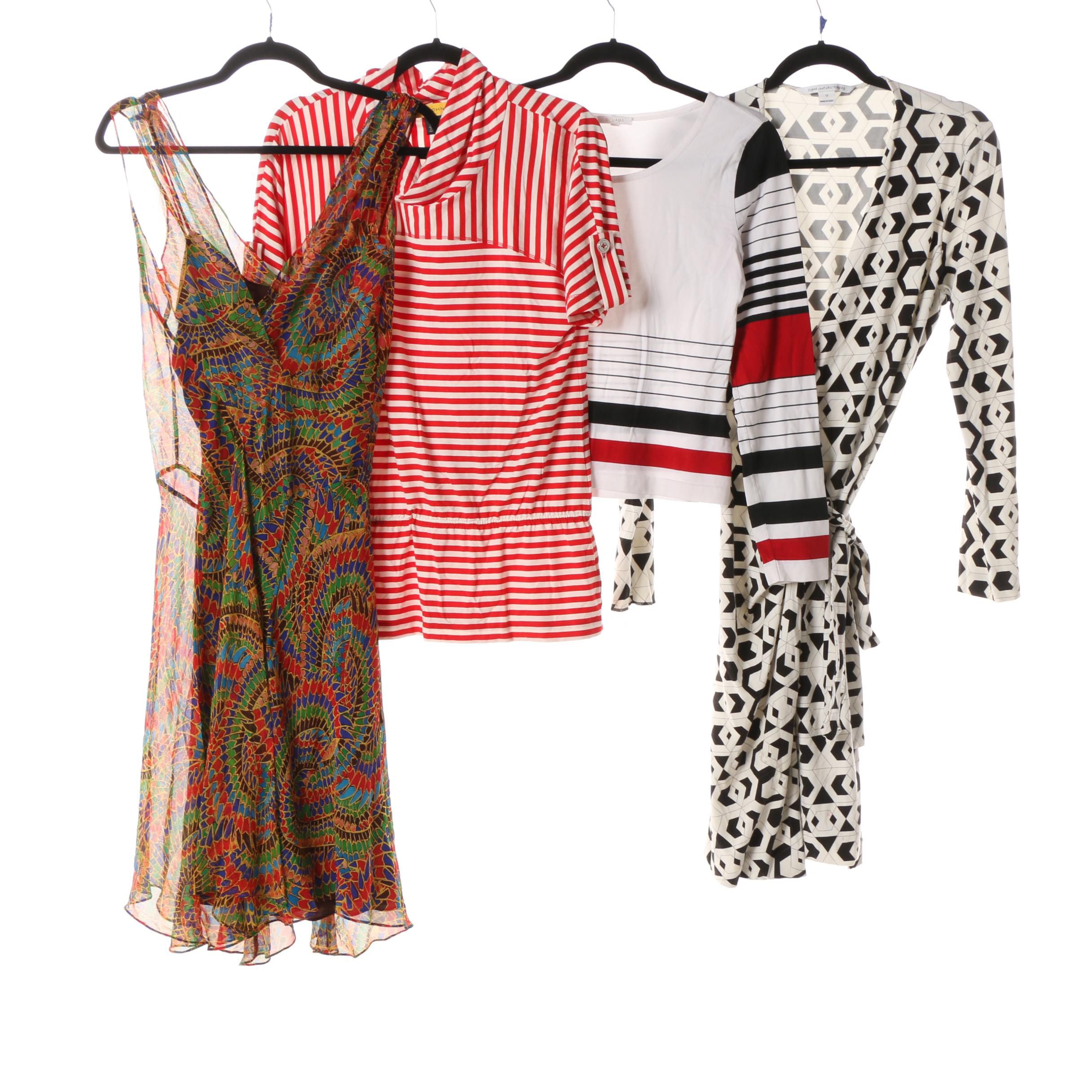 Women's Dresses and Tops including Diane von Furstenberg and St. John