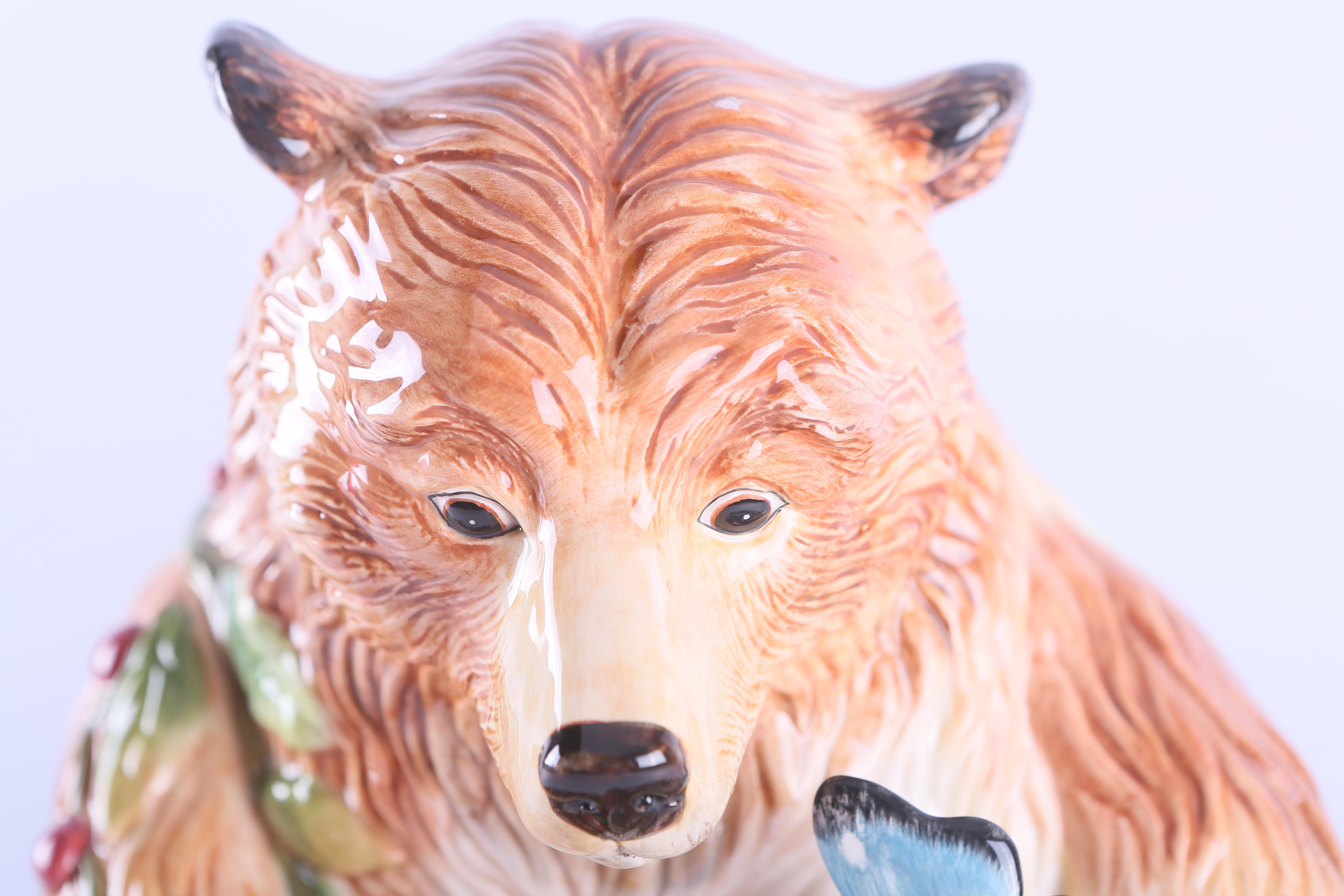 Fitz and Floyd "High Sierra" Cookie Jar with "Christmas Lodge" Platter