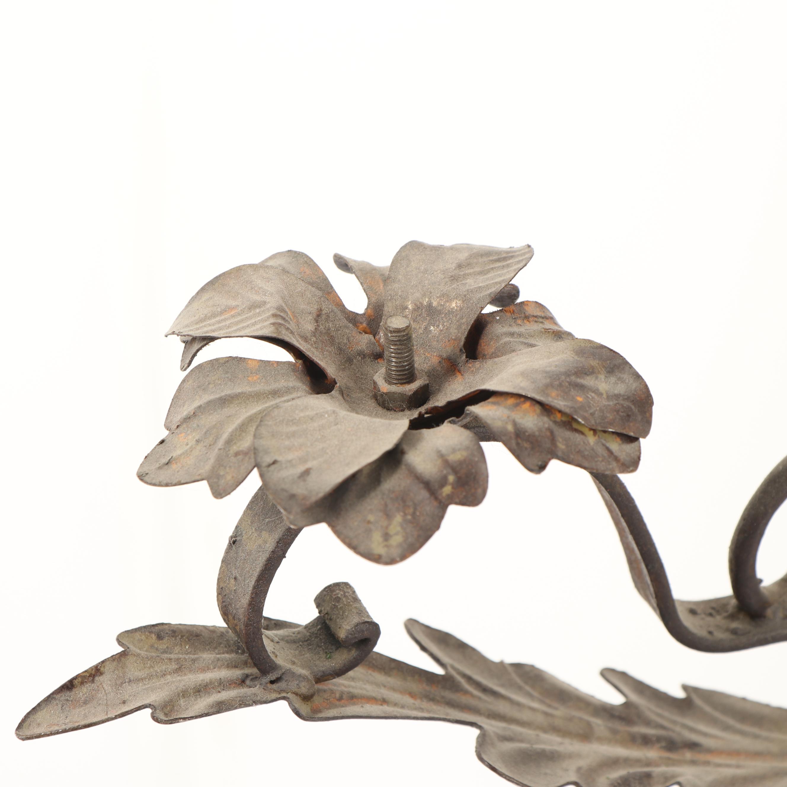 Wrought Metal Candle Sconces