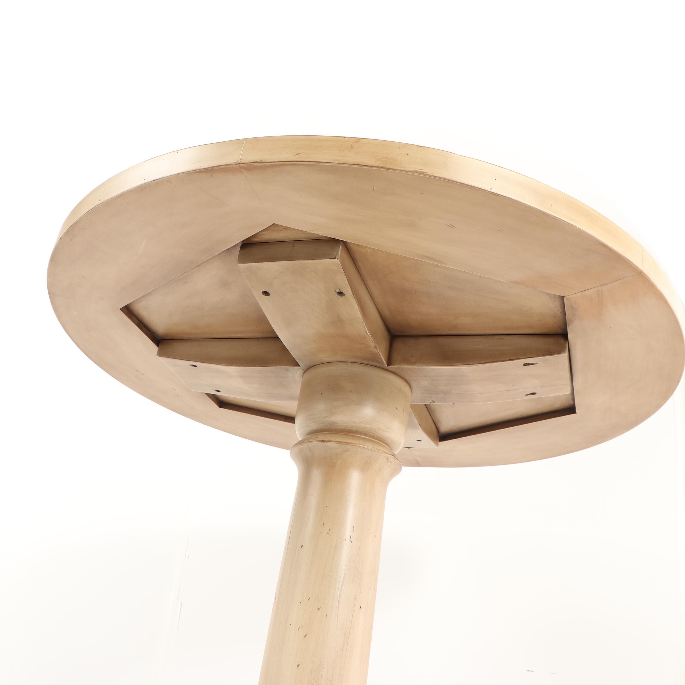 Turned Pedestal Pub Table