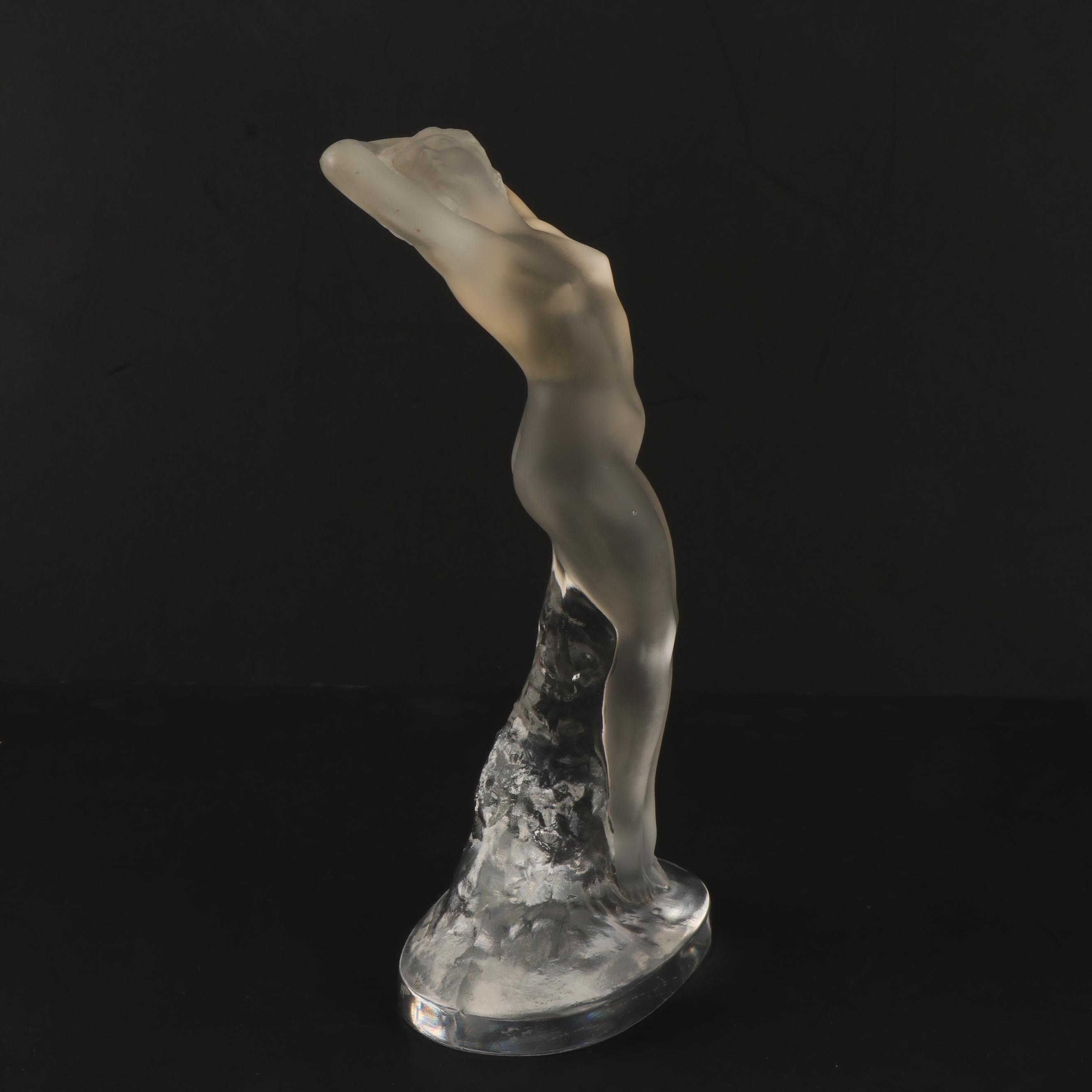 Lalique "Danseuse Bras Leves" Crystal Figure