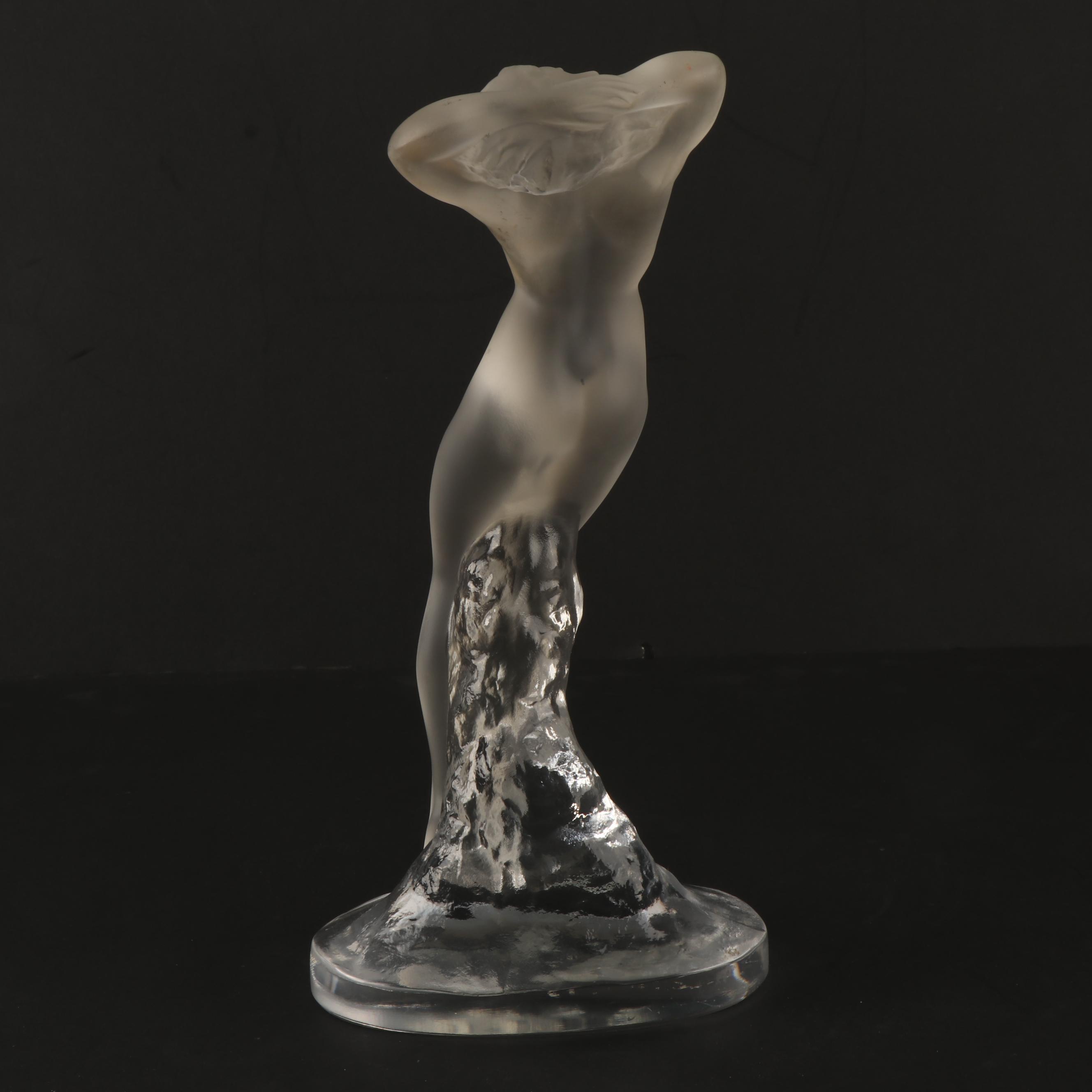 Lalique "Danseuse Bras Leves" Crystal Figure