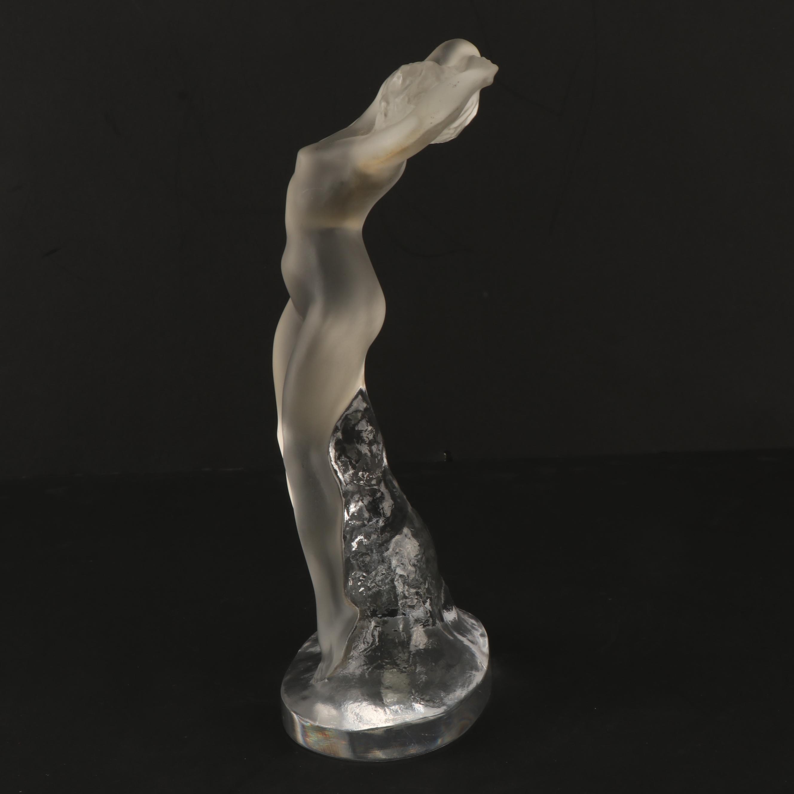 Lalique "Danseuse Bras Leves" Crystal Figure