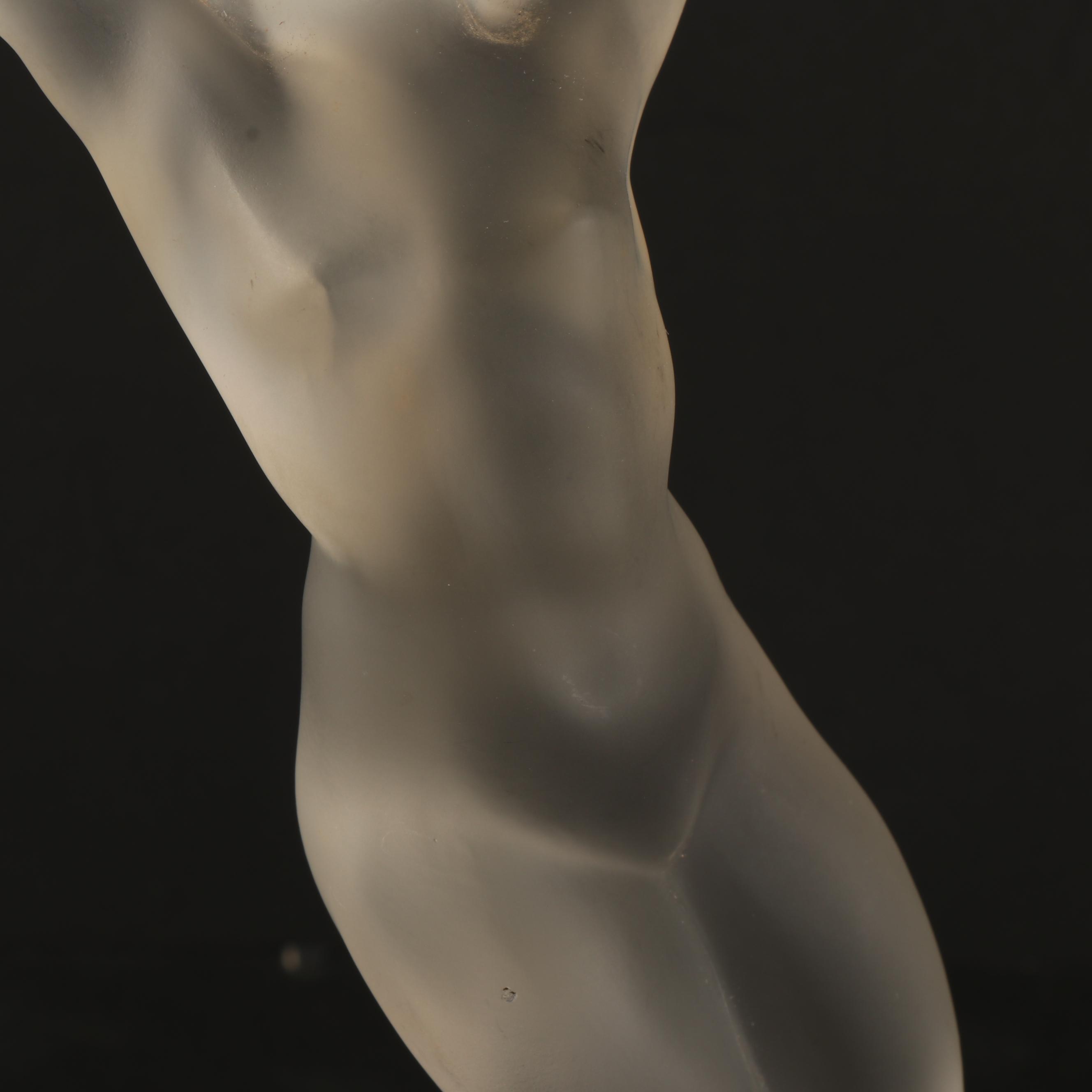 Lalique "Danseuse Bras Leves" Crystal Figure