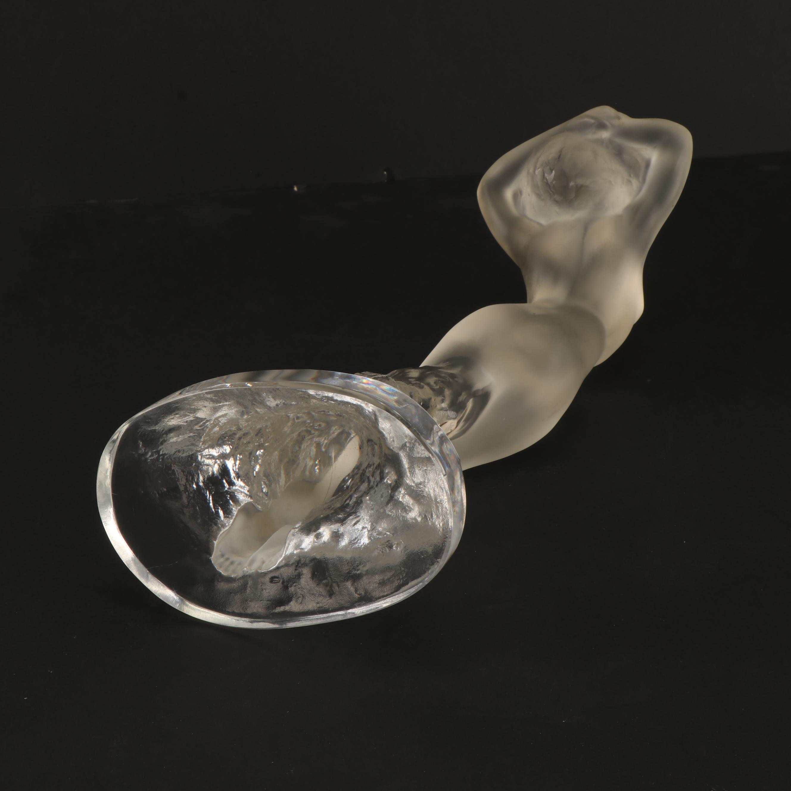 Lalique "Danseuse Bras Leves" Crystal Figure