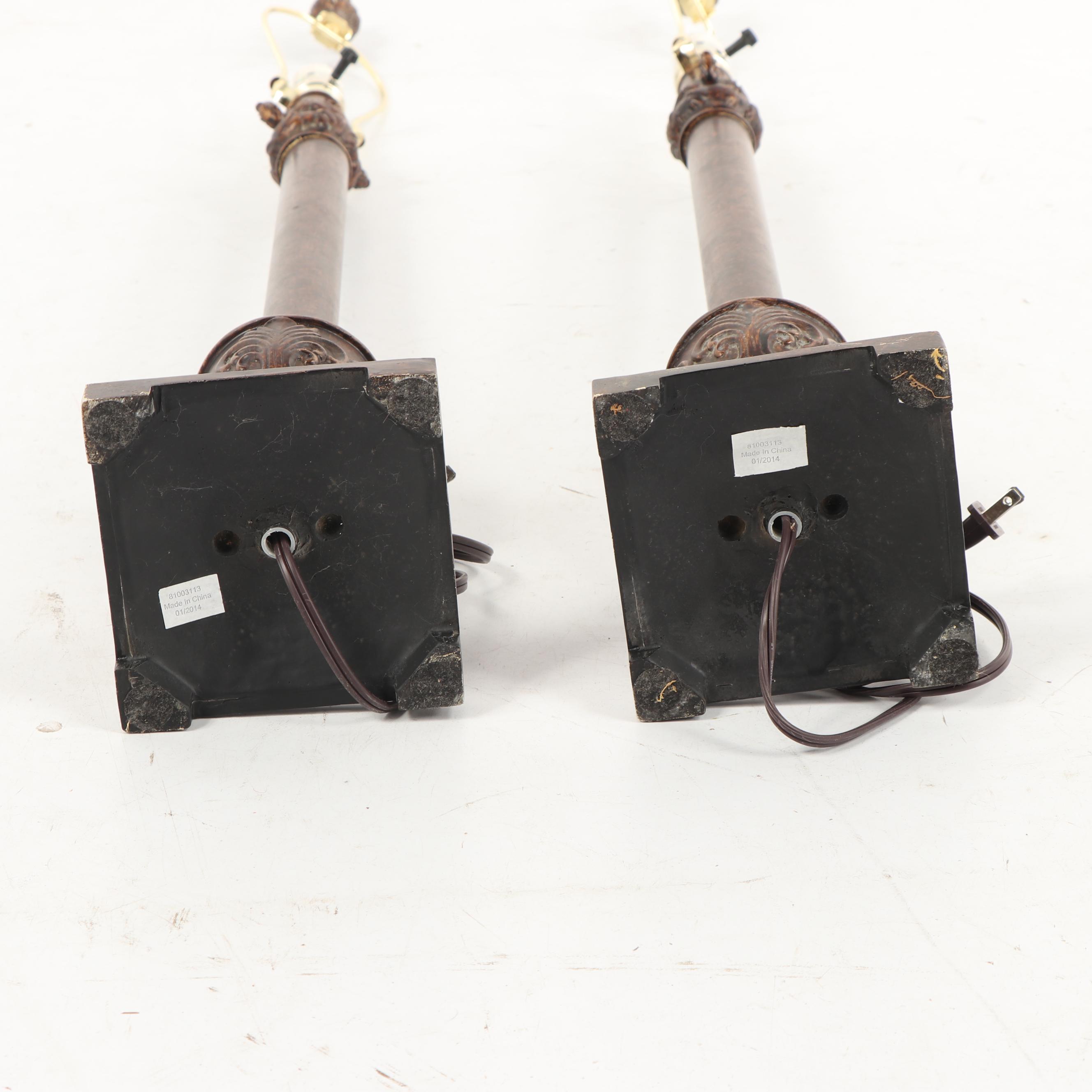 Classical Style Contemporary Candlestick Table Lamps