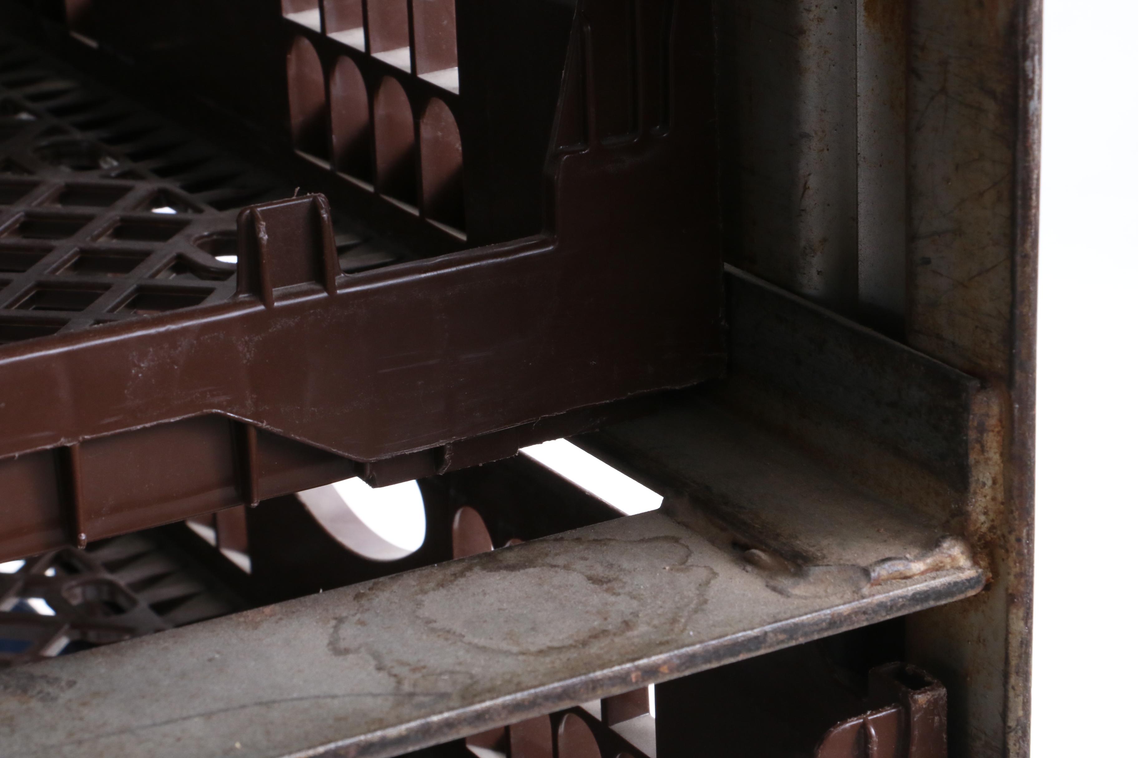 Vintage Industrial Rolling Bread Carts