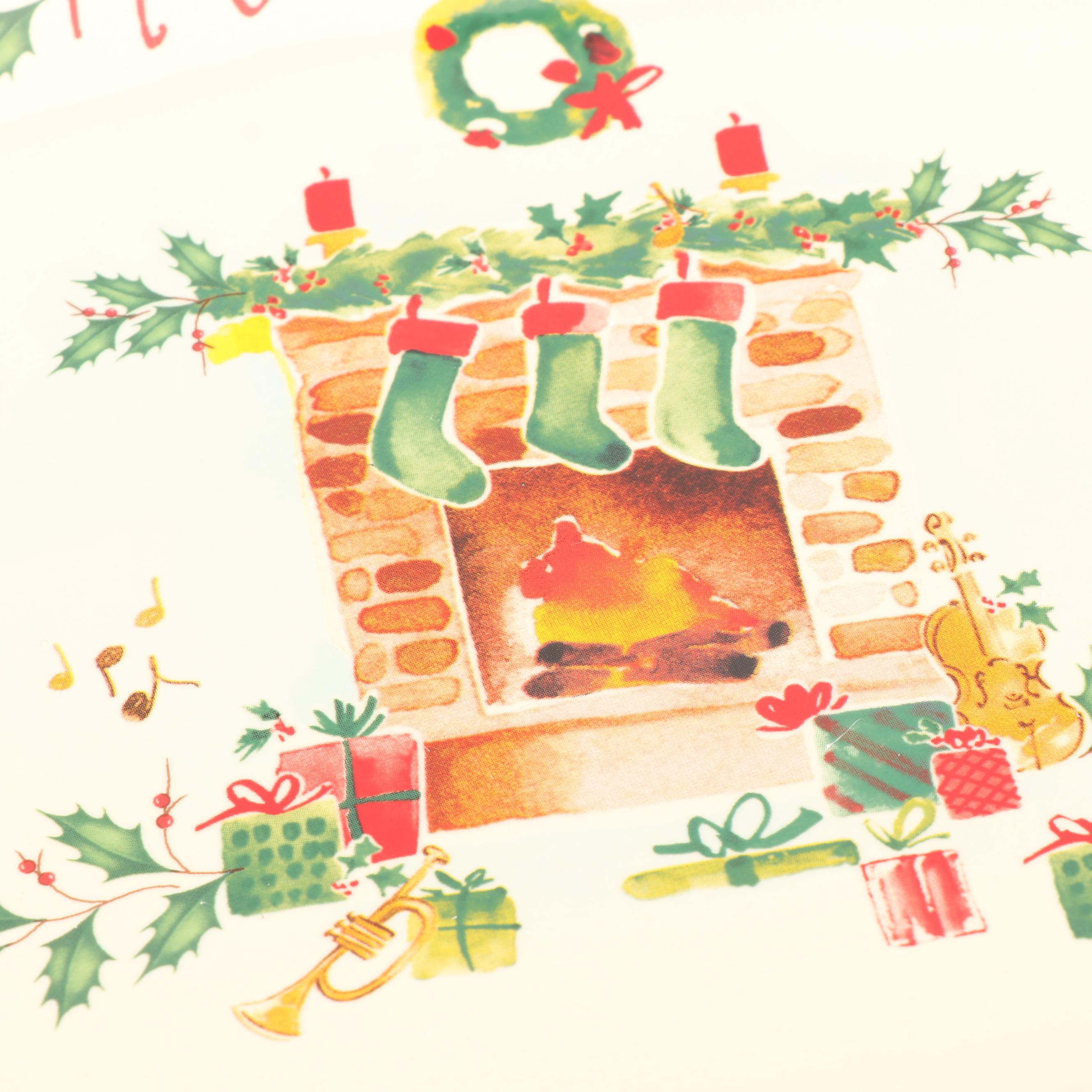 Lenox "Merry Christmas Ya'll" Ceramic Serving Platter