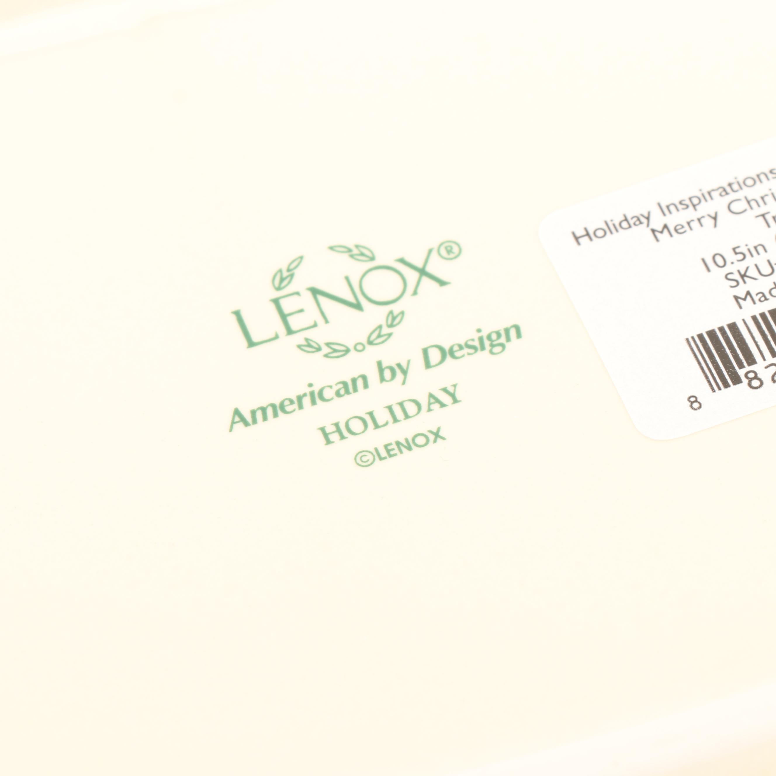 Lenox "Merry Christmas Ya'll" Ceramic Serving Platter