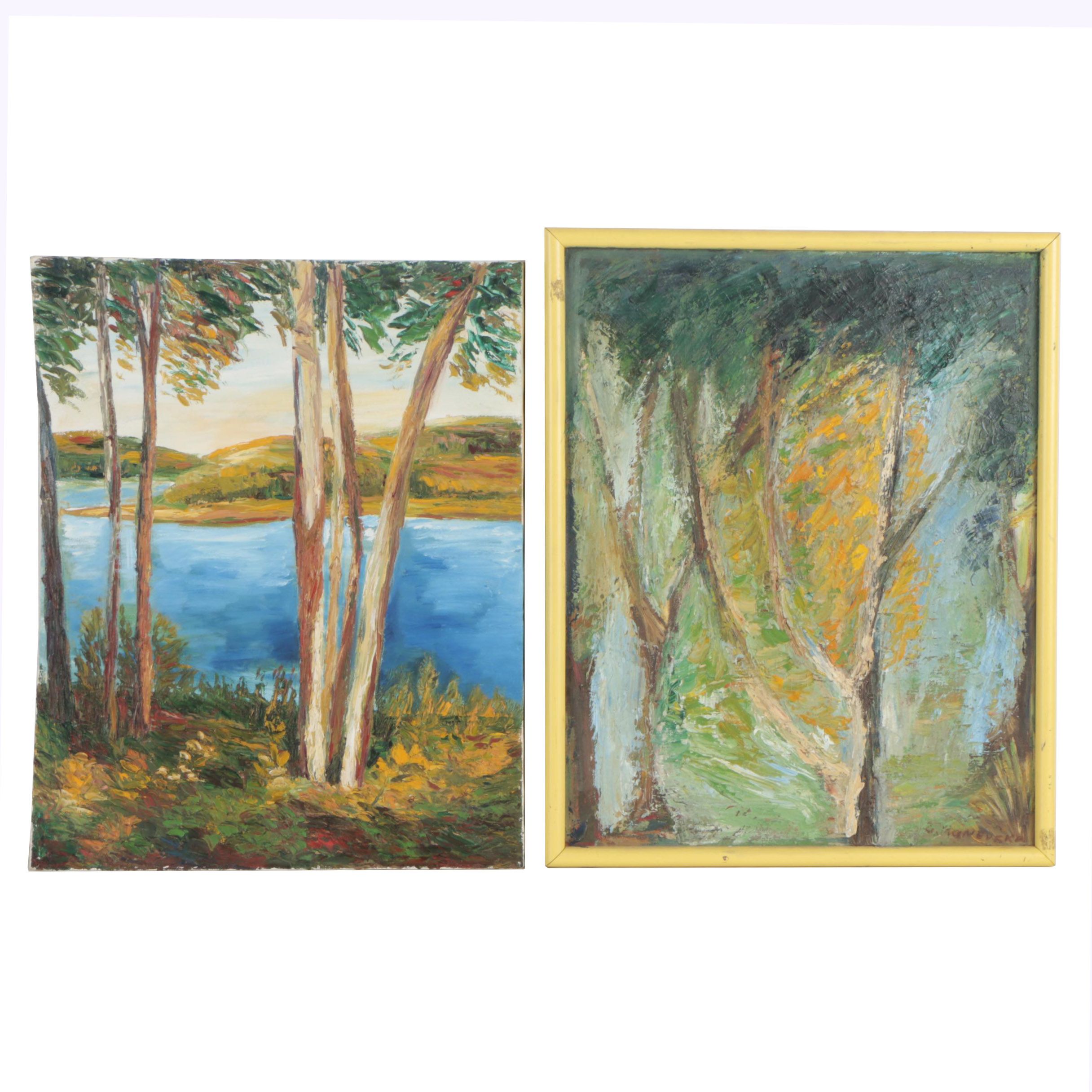 Denitza Manevska Landscape Oil Paintings