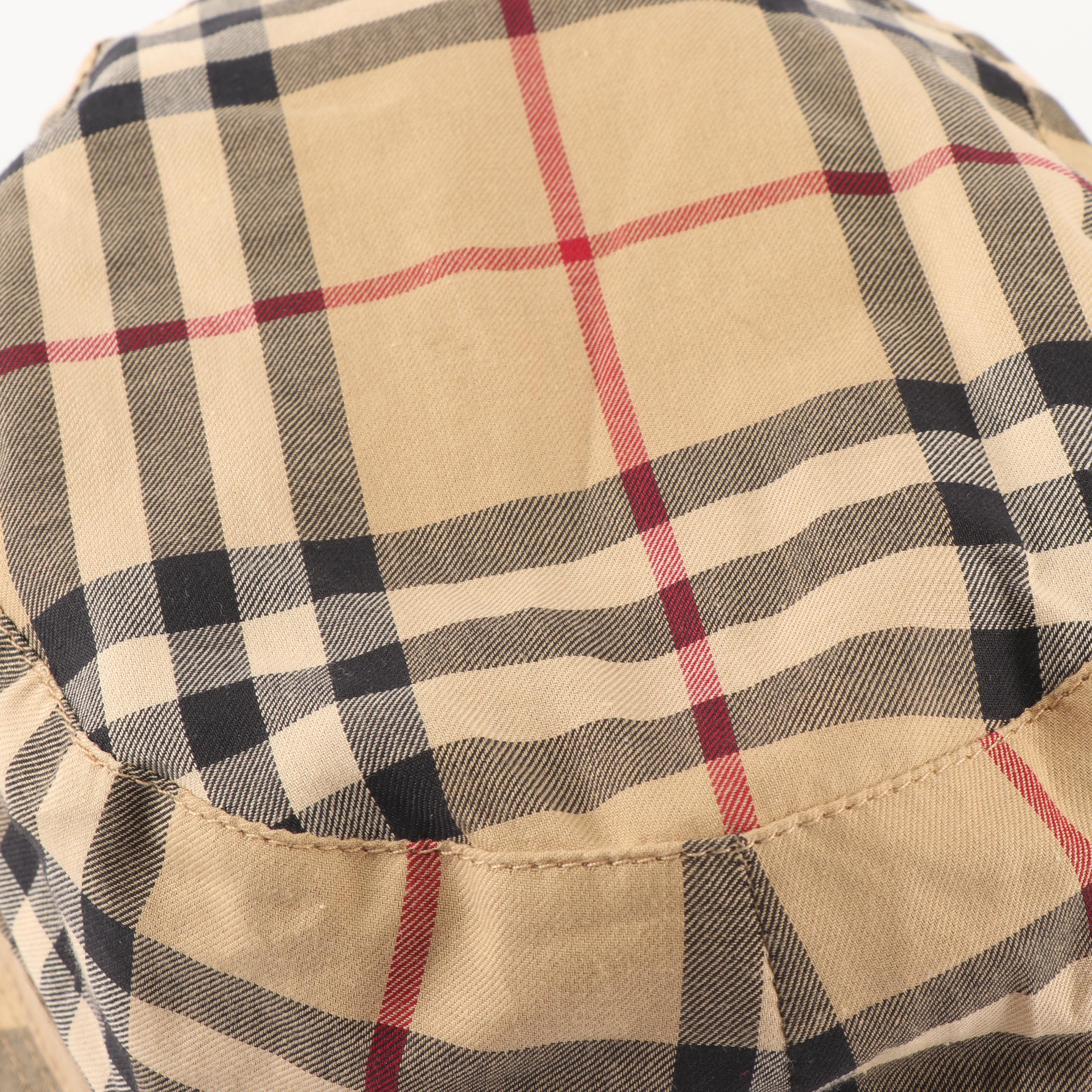 Burberry “Nova Check” Bucket Hat