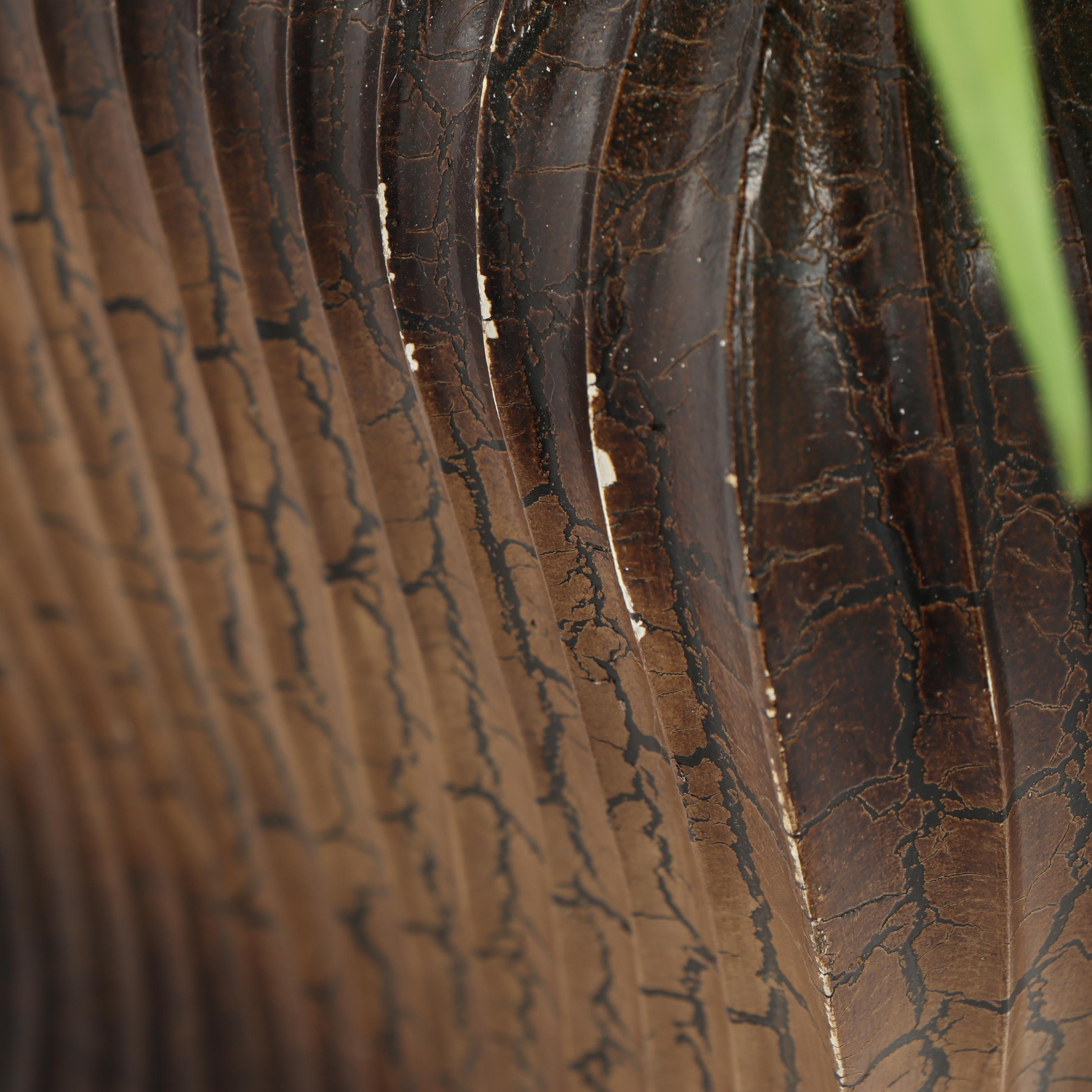 Textured Planter with Artificial Crocus Floral Arrangement