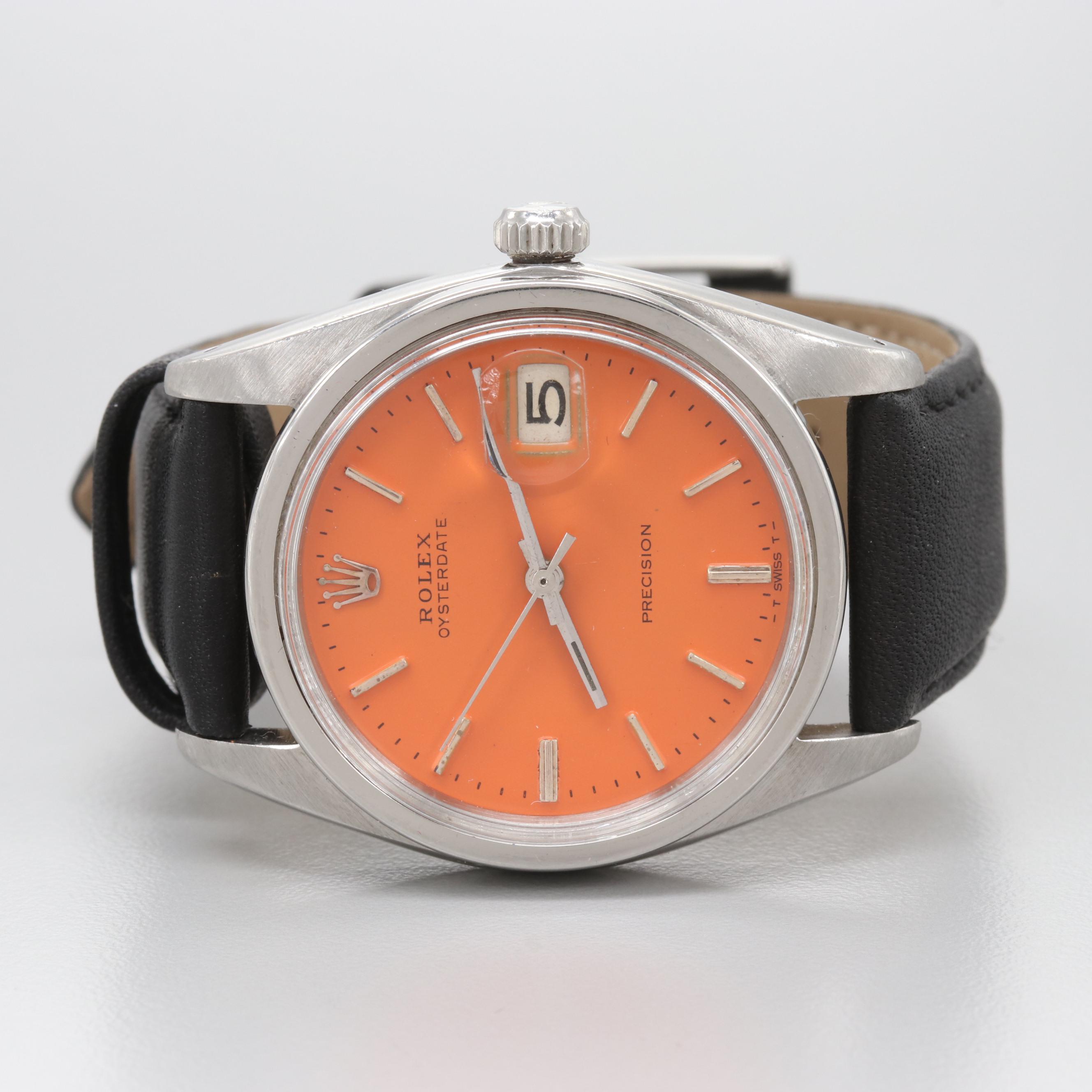 1964 Rolex OysterDate Model 6694 Stem Wind Watch