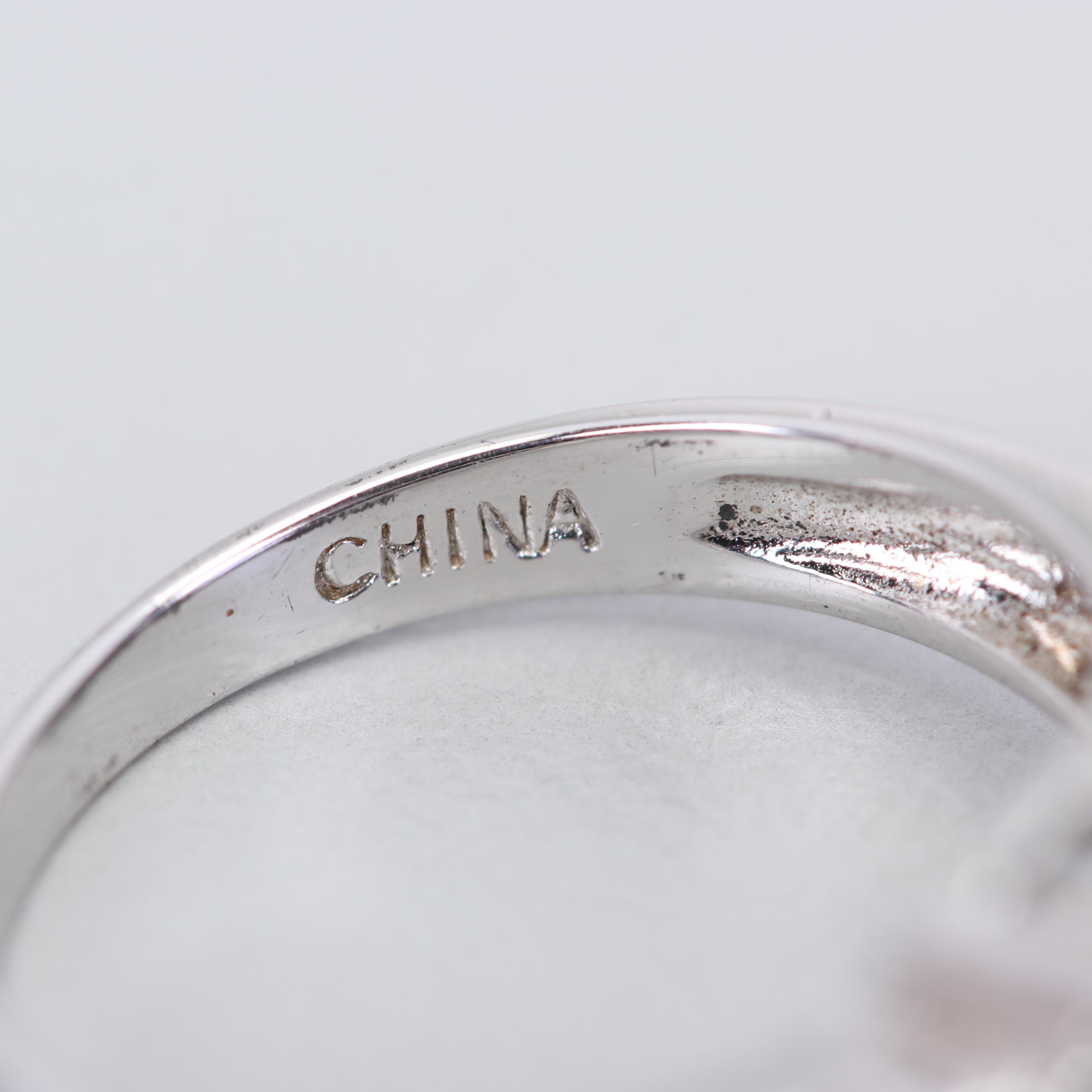 Sterling Silver Freshwater Pearl and Tanzanite Necklace and Gemstone Rings