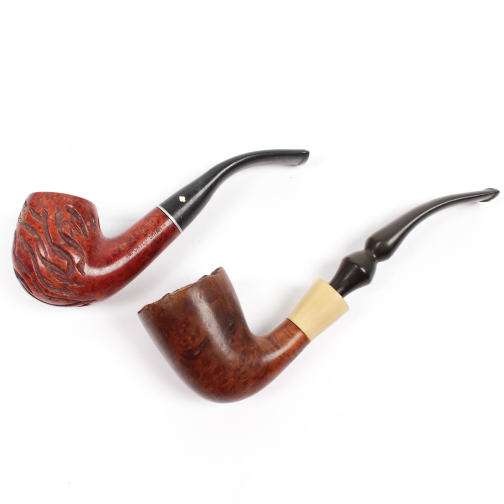 Andersen and Dr. Grabow Briar Wood and Resin Tobacco Pipes