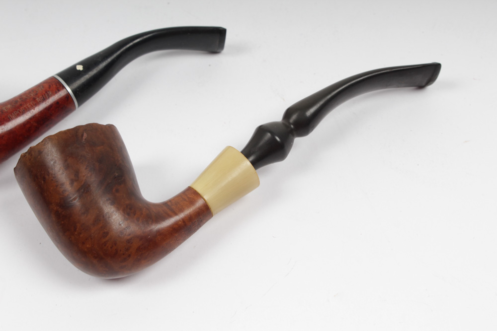 Andersen and Dr. Grabow Briar Wood and Resin Tobacco Pipes
