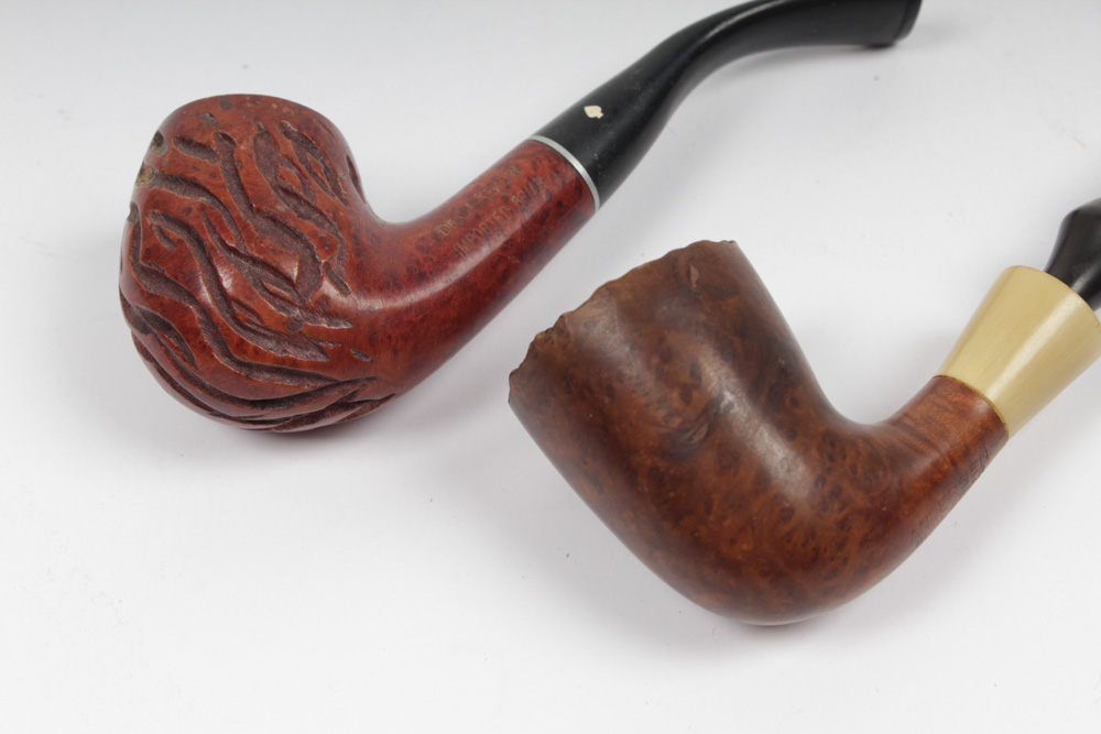 Andersen and Dr. Grabow Briar Wood and Resin Tobacco Pipes