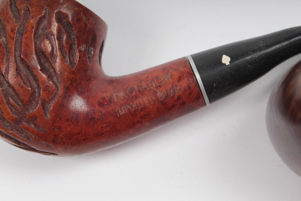 Andersen and Dr. Grabow Briar Wood and Resin Tobacco Pipes